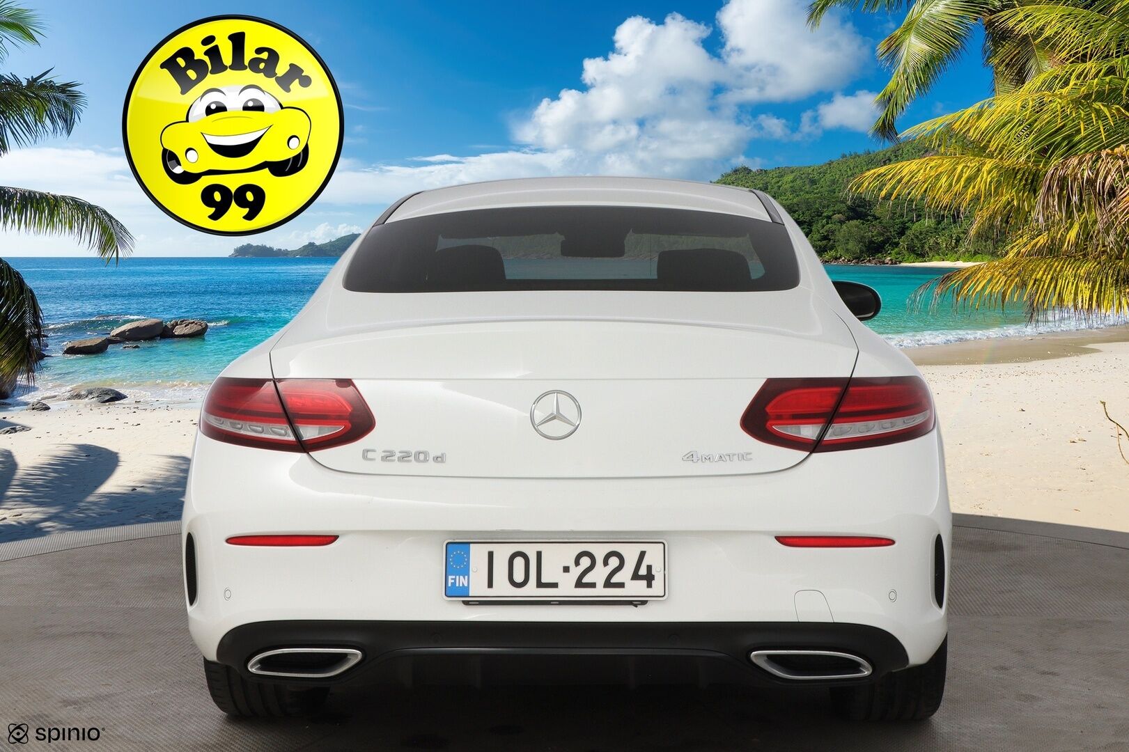 Mercedes-Benz C 2019 220 d 4Matic A Coupé AMG * Webasto / Peruutuskamera / Panoraama / Nahka-Alcantara / Night - Suomiauto / AMG / Todella Näyttävä! - HULLU BLACKWEEK KORKOTARJOUS 2,49%