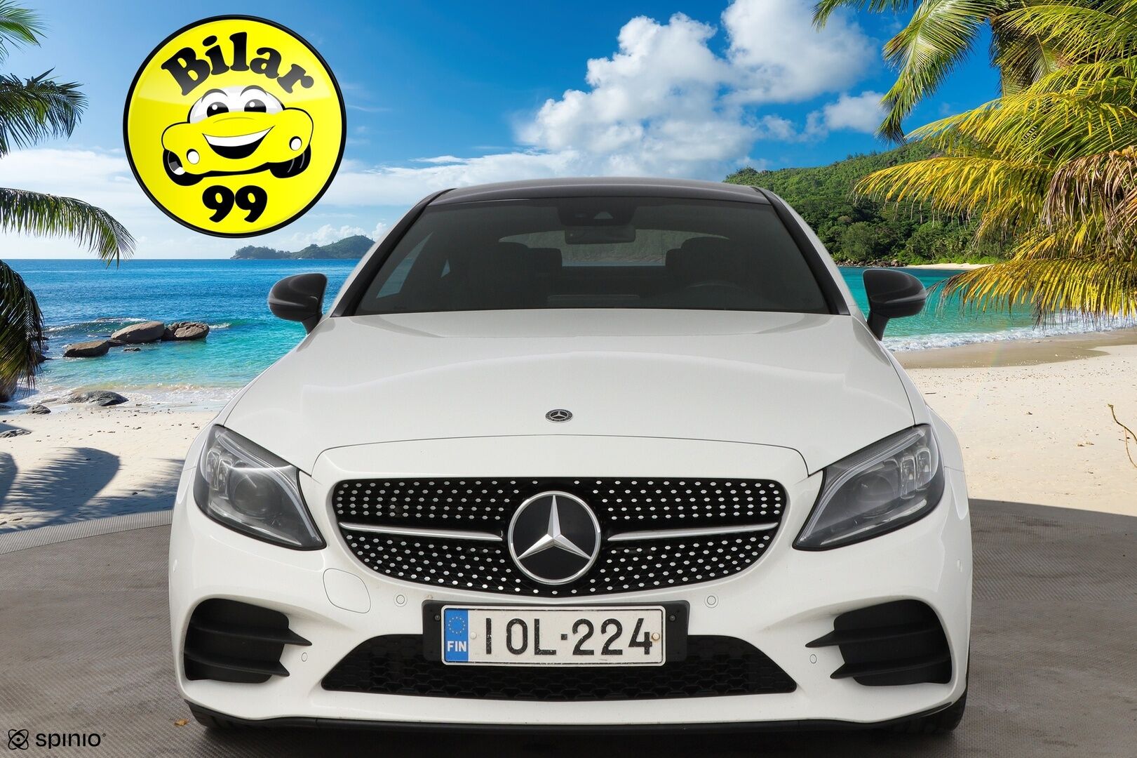 Mercedes-Benz C 2019 220 d 4Matic A Coupé AMG * Webasto / Peruutuskamera / Panoraama / Nahka-Alcantara / Night - Suomiauto / AMG / Todella Näyttävä! - HULLU BLACKWEEK KORKOTARJOUS 2,49%