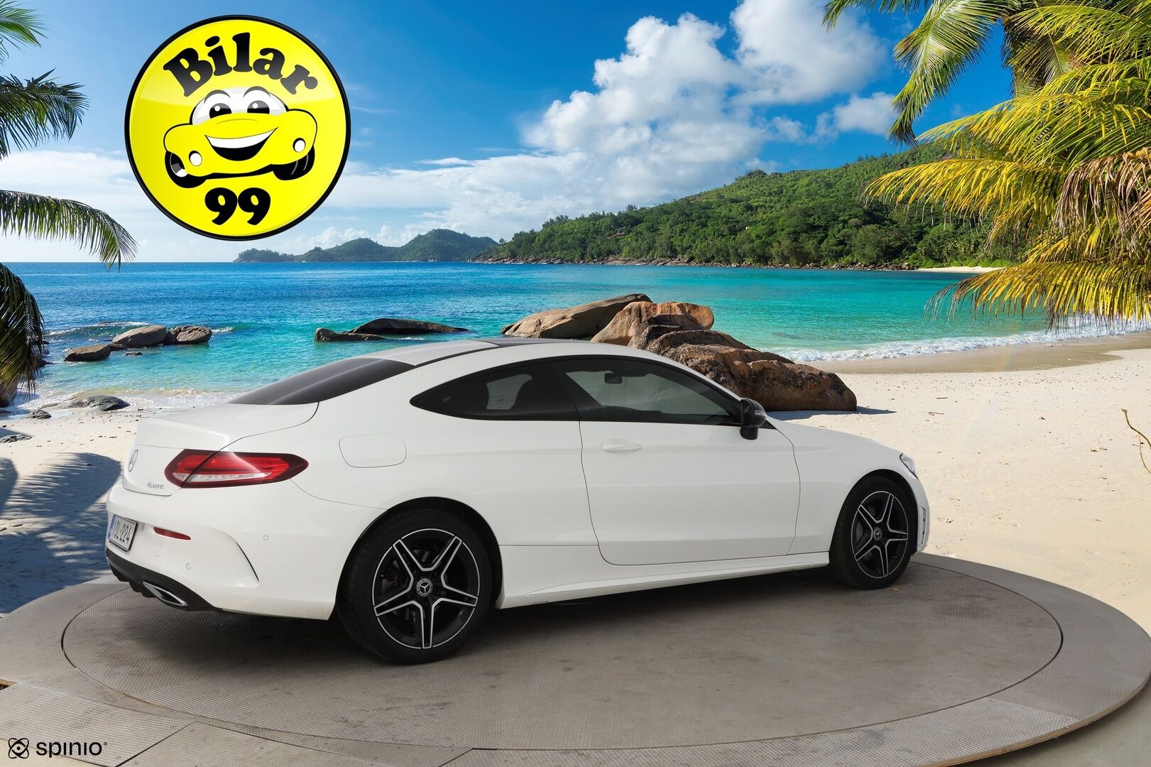 Mercedes-Benz C 2019 220 d 4Matic A Coupé AMG * Webasto / Peruutuskamera / Panoraama / Nahka-Alcantara / Night - Suomiauto / AMG / Todella Näyttävä! - HULLU BLACKWEEK KORKOTARJOUS 2,49%