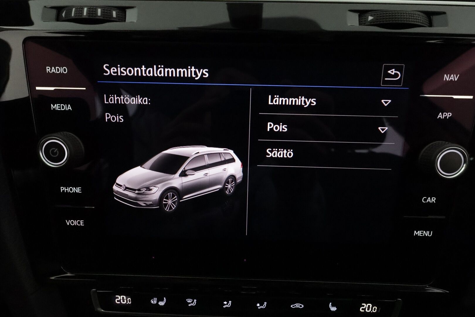 Volkswagen Golf 2019 Variant Highline 1,6 TDI 85 kW DSG **Webasto / Adapt.Vakkari / P.kamera / LED-valot / Navi / Hierova Penkki** - 1-om Suomi-auto / Kahdet Renkaat