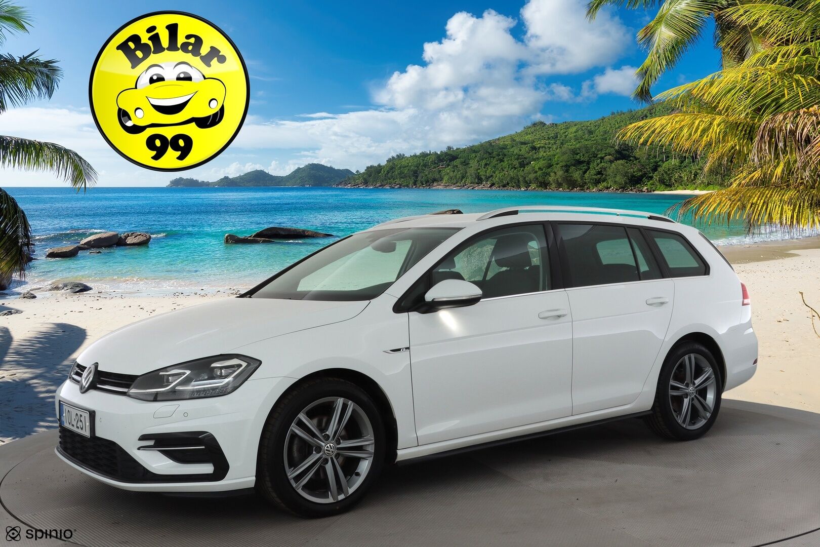 Volkswagen Golf 2019 Variant R-line 1,6 TDI SCR 85 kW DSG * Webasto / ACC / LED / P.Kamera / Digimittaristo / Navi / Keyless * - Suomi-auto / Kahdet renkaat - HULLU BLACKWEEK KORKOTARJOUS 2,49%