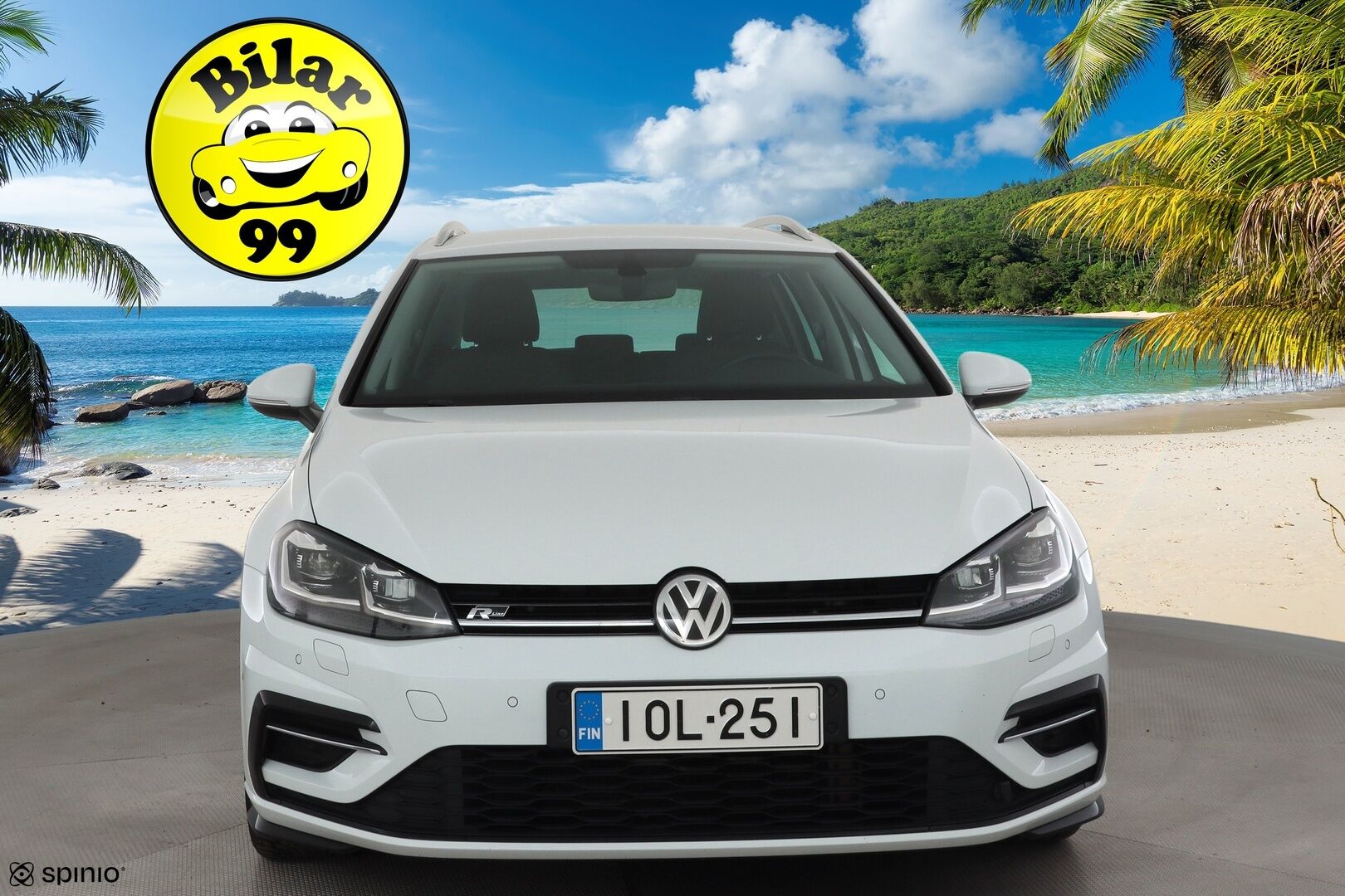 Volkswagen Golf 2019 Variant R-line 1,6 TDI SCR 85 kW DSG * Webasto / ACC / LED / P.Kamera / Digimittaristo / Navi / Keyless * - Suomi-auto / Kahdet renkaat - HULLU BLACKWEEK KORKOTARJOUS 2,49%