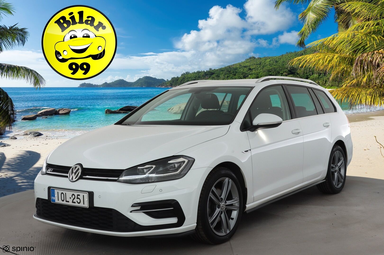 Volkswagen Golf 2019 Variant R-line 1,6 TDI SCR 85 kW DSG * Webasto / ACC / LED / P.Kamera / Digimittaristo / Navi / Keyless * - Suomi-auto / Kahdet renkaat - HULLU BLACKWEEK KORKOTARJOUS 2,49%