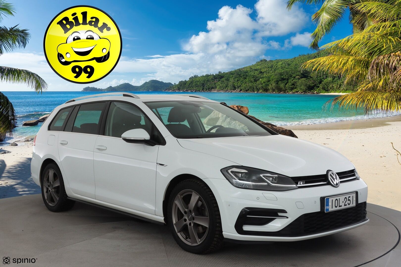 Volkswagen Golf 2019 Variant R-line 1,6 TDI SCR 85 kW DSG * Webasto / ACC / LED / P.Kamera / Digimittaristo / Navi / Keyless * - Suomi-auto / Kahdet renkaat - HULLU BLACKWEEK KORKOTARJOUS 2,49%