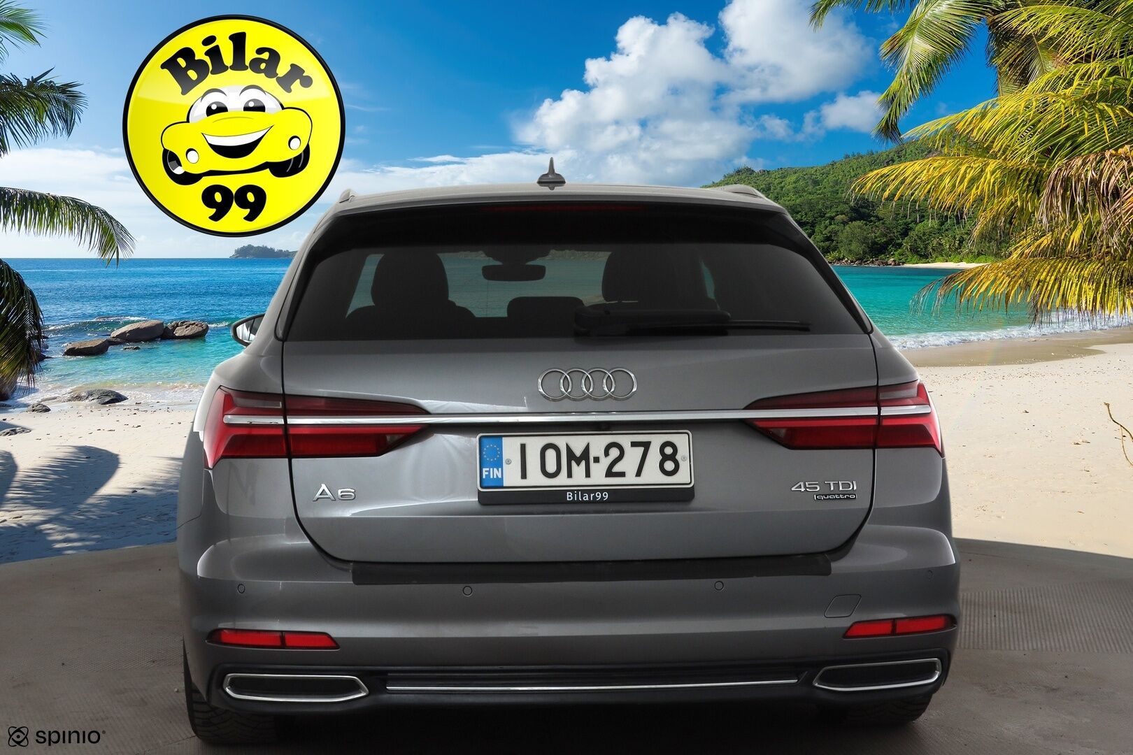 Audi A6 2019 Avant Business Sport Launch Edition 45 TDI quattro tiptronic * Webasto / Koukku / ACC / LED / P.Kamera / Sportpenkit * - Suomi-auto / Kahdet renkaat 