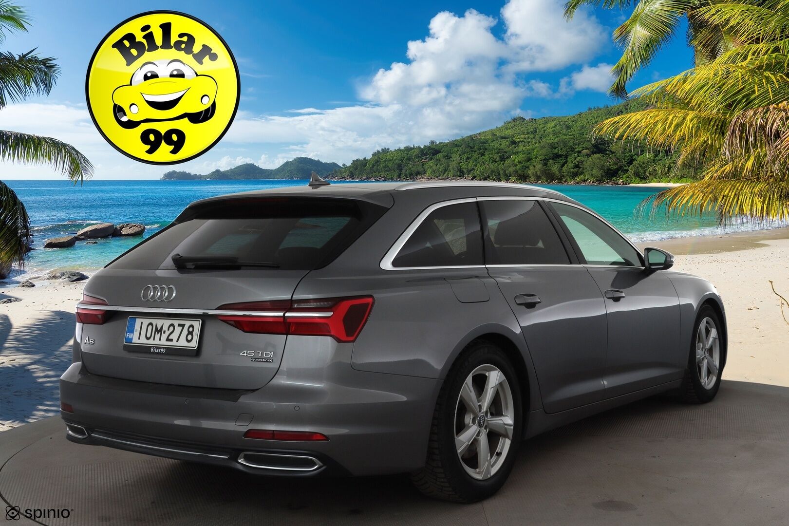 Audi A6 2019 Avant Business Sport Launch Edition 45 TDI quattro tiptronic * Webasto / Koukku / ACC / LED / P.Kamera / Sportpenkit * - Suomi-auto / Kahdet renkaat 