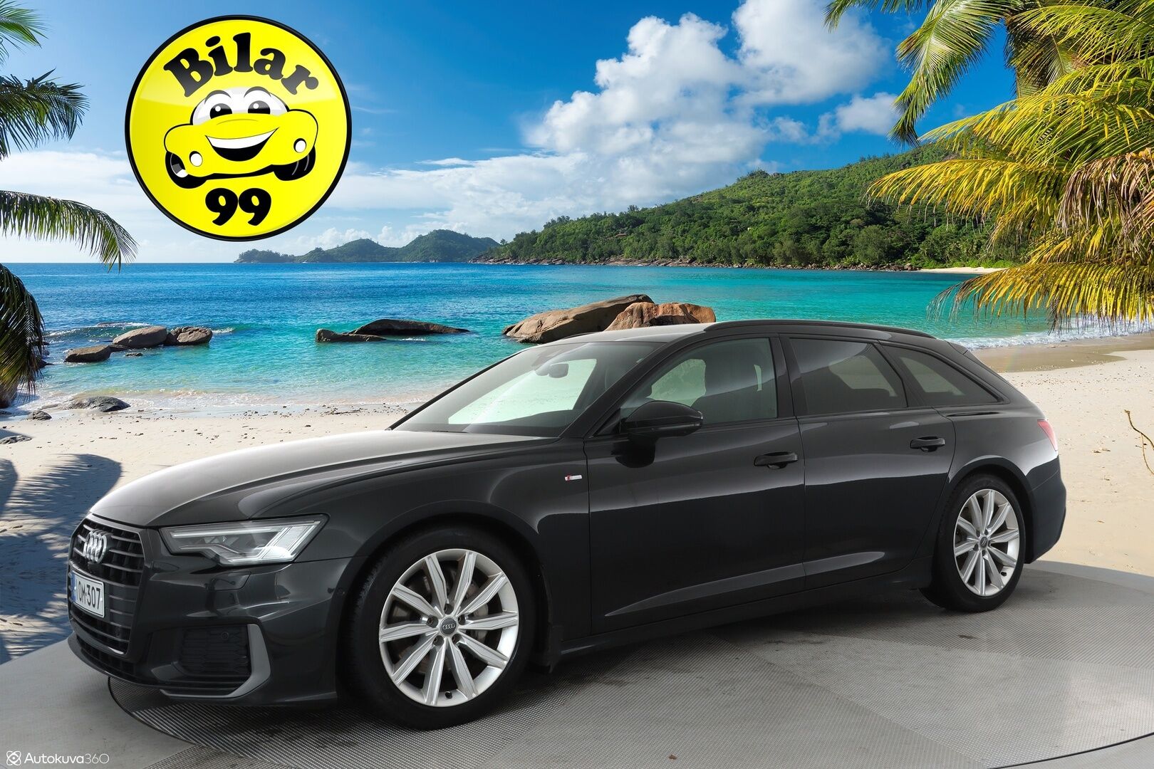 Audi A6 2019 Avant Business Sport Launch Edition 45 TDI S-Line **Webasto / Matrix LED / Koukku / 360 Kamera / Ilma-alusta / Keyless / Apple&Android** - 3,99 % KORKOTARJOUS TÄHÄN AUTOON - 