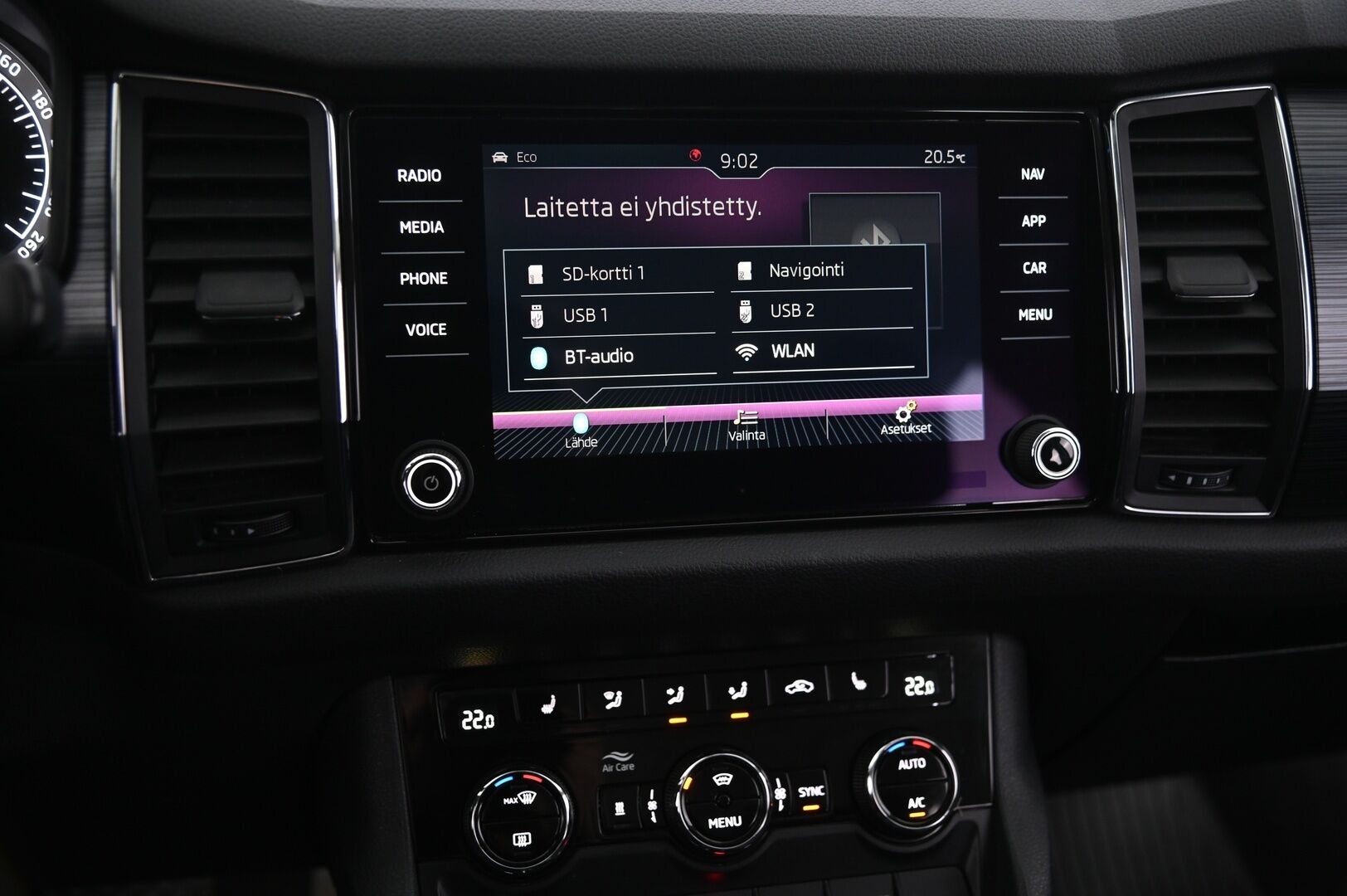 Skoda Kodiaq 2019 2,0 TDI 150 Ambition DSG Autom. - Adapt vakkari | Canton | Pa*lämmitin | Avaimeton kulku | Hands free takaluukku | SmartLink | Suomi-auto | 2x Uudet renkaat