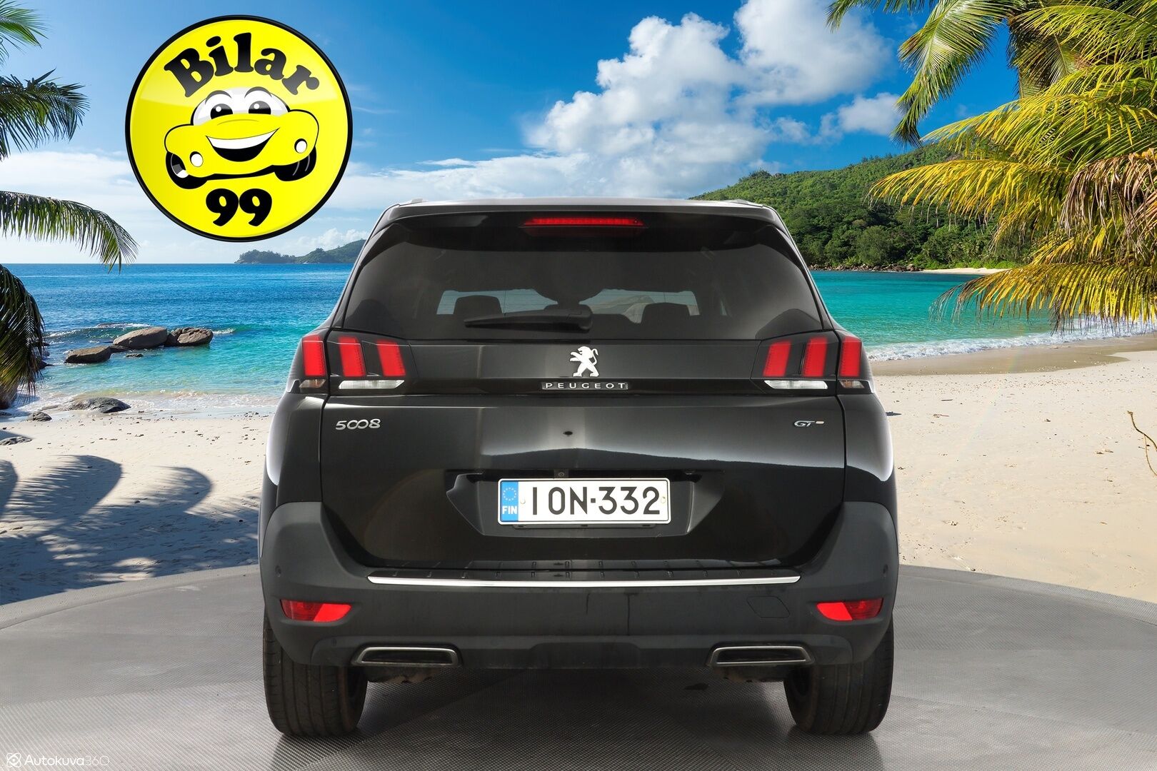 Peugeot 5008 2018 GT BlueHDi 180 EAT8-automaatti  *360-kamera / Blis / Digimittaristo / Ambient / Lohko / Keyless* - Suomi-auto / GT-Line / 7-Paikkainen / Kahdet alumiinivanteet / Myydään juuri huollettuna