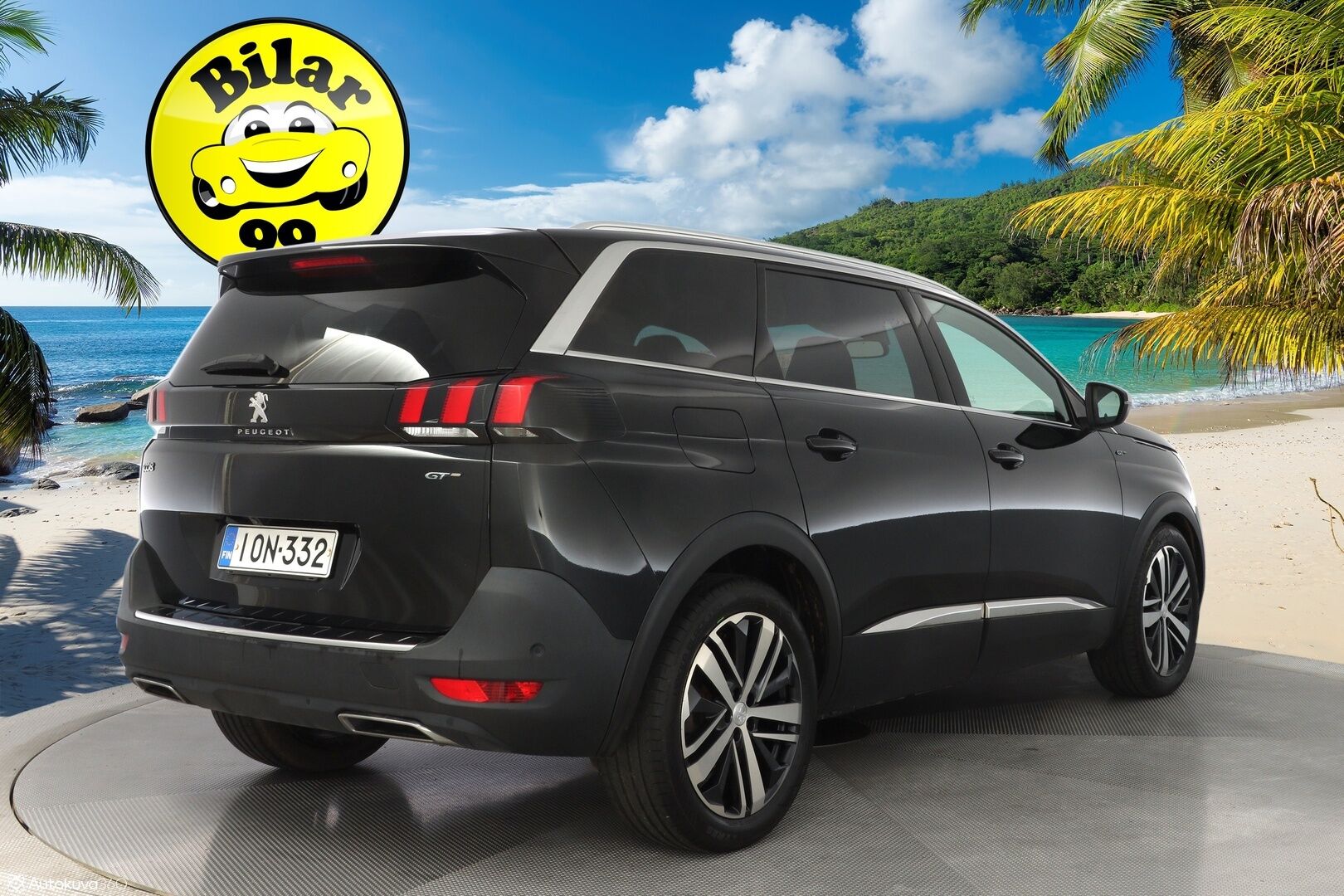 Peugeot 5008 2018 GT BlueHDi 180 EAT8-automaatti  *360-kamera / Blis / Digimittaristo / Ambient / Lohko / Keyless* - Suomi-auto / GT-Line / 7-Paikkainen / Kahdet alumiinivanteet / Myydään juuri huollettuna