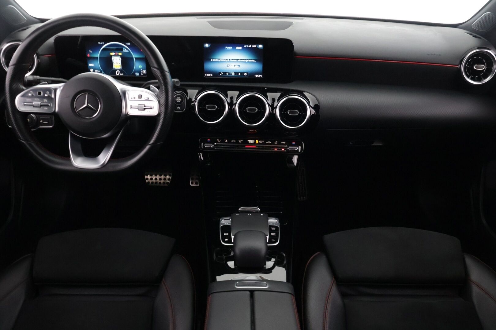 Mercedes-Benz A 2019 180 d A Business AMG *Suomi-auto / Vakionopeudensäädin / Peruutuskamera / LED High performance-ajovalot / Lohkolämmitin sisäpuhaltimella / Koukku* - *2x Renkaat & Vanteet / Digimittaristo / Kaistavahti / Puolnahka sport-penkit* - HULLU BLACKWEEK KORKOTARJOUS 2,49%