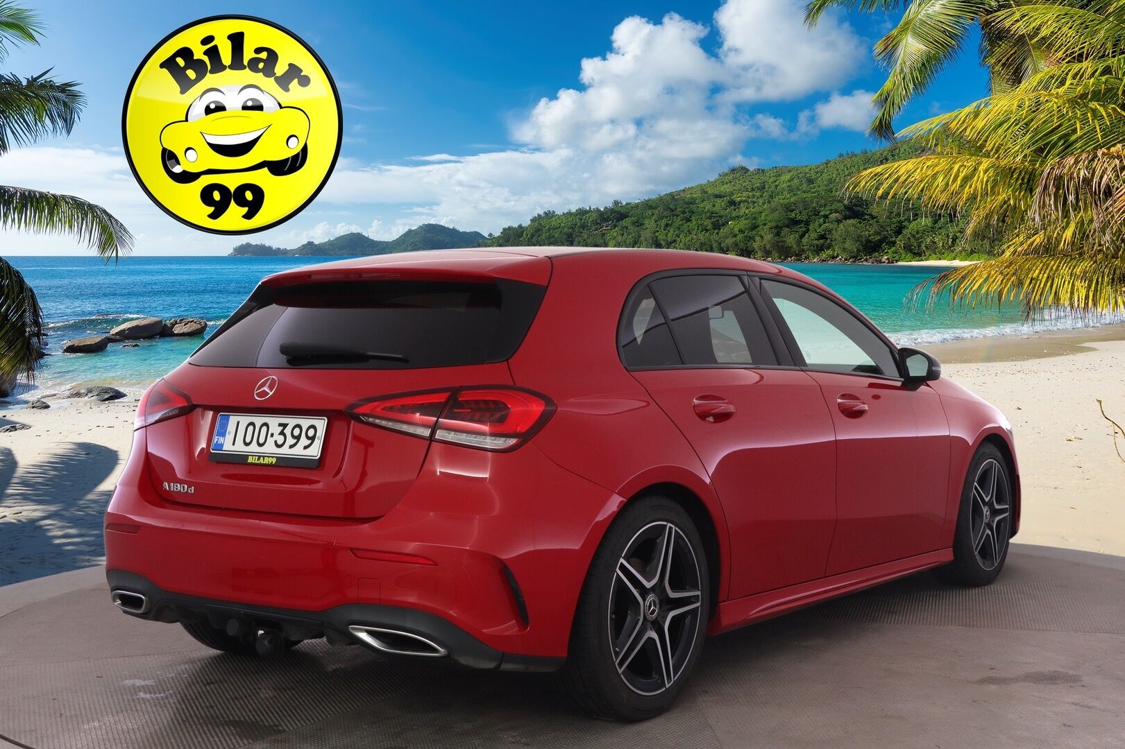 Mercedes-Benz A 2019 180 d A Business AMG *Suomi-auto / Vakionopeudensäädin / Peruutuskamera / LED High performance-ajovalot / Lohkolämmitin sisäpuhaltimella / Koukku* - *2x Renkaat & Vanteet / Digimittaristo / Kaistavahti / Puolnahka sport-penkit*