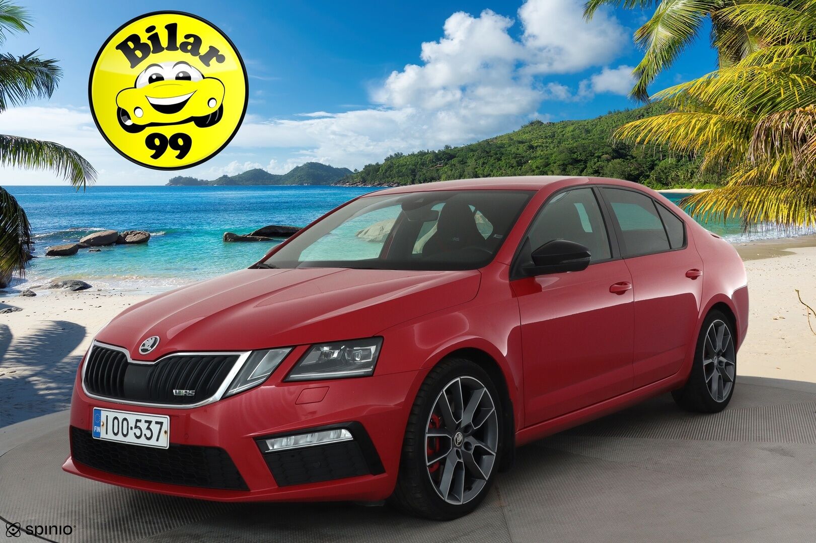 Skoda Octavia 2019 2,0 TSI RS BusinessLine DSG **Webasto / ACC / LED-valot / P.Kamera / Navi / Kaistavahti / Digimittaristo /  Keyless** - Suomi-auto / Kahdet Renkaat / Merkkihuollettu!