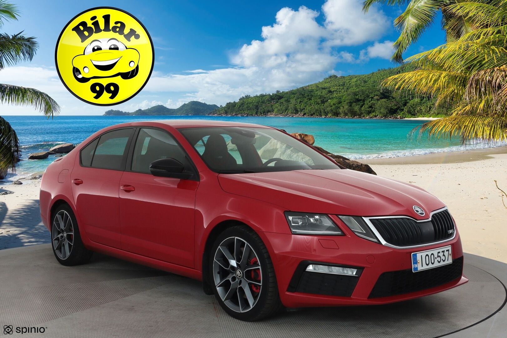 Skoda Octavia 2019 2,0 TSI RS BusinessLine DSG **Webasto / ACC / LED-valot / P.Kamera / Navi / Kaistavahti / Digimittaristo /  Keyless** - Suomi-auto / Kahdet Renkaat / Merkkihuollettu!