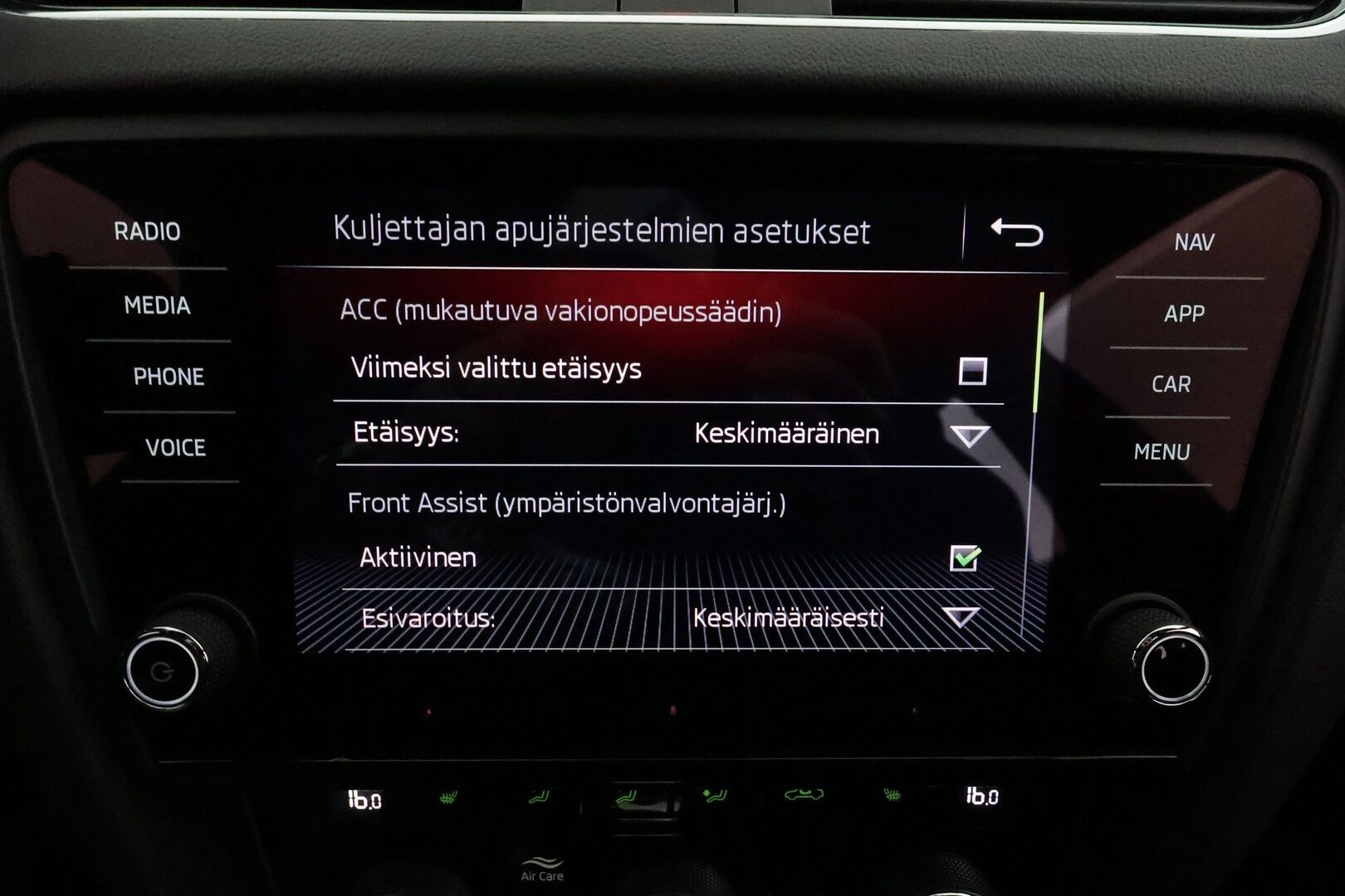 Skoda Octavia 2019 2,0 TSI RS BusinessLine DSG **Webasto / ACC / LED-valot / P.Kamera / Navi / Kaistavahti / Digimittaristo /  Keyless** - Suomi-auto / Kahdet Renkaat / Merkkihuollettu!