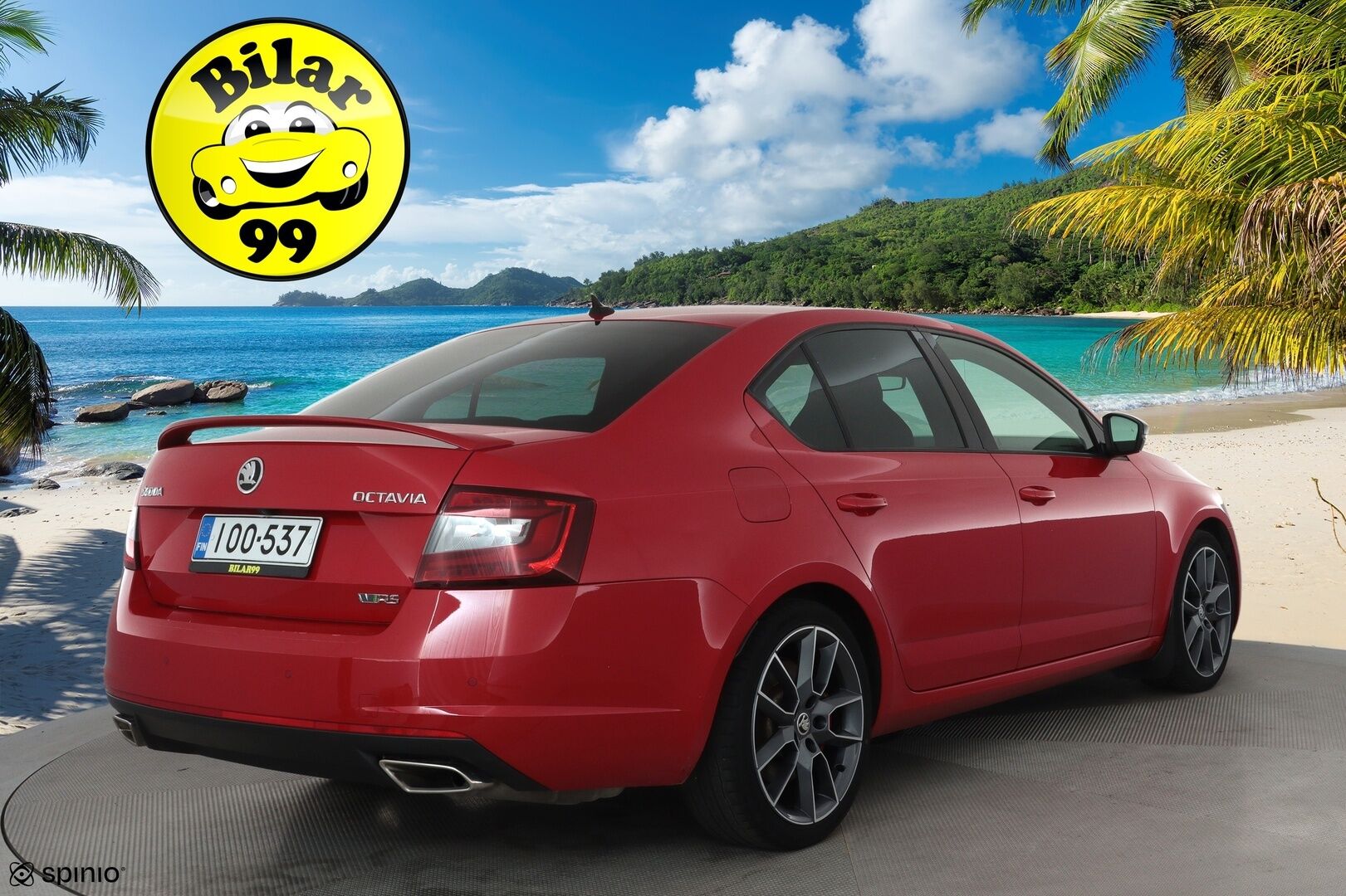 Skoda Octavia 2019 2,0 TSI RS BusinessLine DSG **Webasto / ACC / LED-valot / P.Kamera / Navi / Kaistavahti / Digimittaristo /  Keyless** - Suomi-auto / Kahdet Renkaat / Merkkihuollettu!