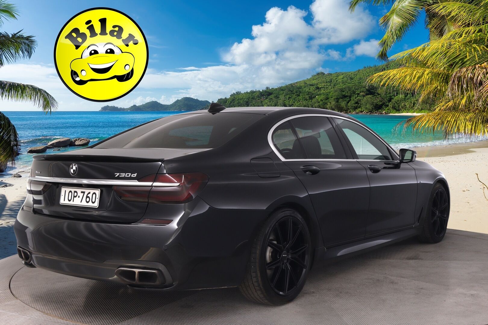 BMW 730 2016 G11 Sedan 730d A xDrive Business Exclusive M-Sport - Laser | Digimittaristo | Soft Close | Harman Kardon | HUD | ACC | Webasto | 360 | Comfort Muisteilla | Keyless | Ilma-Alusta | Proffanavi | Blis | Suomi-Auto 