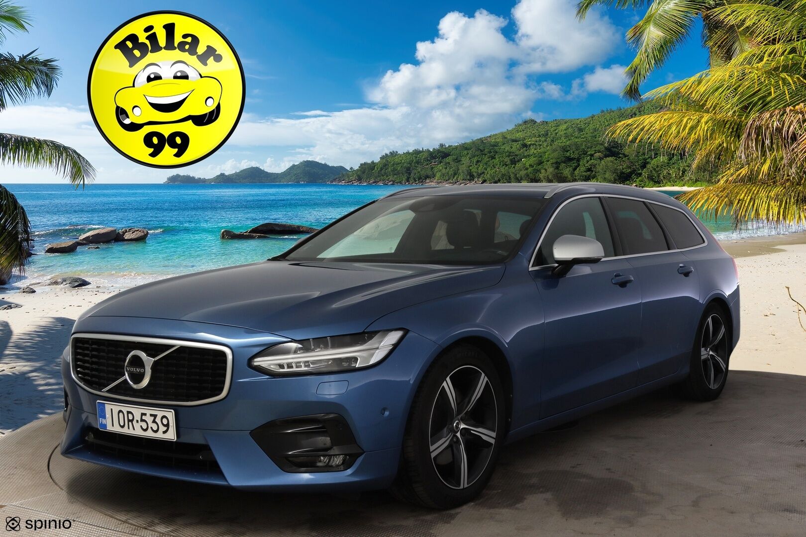Volvo V90 2017 D4 R-Design aut.** Pilot Assist / Webasto / HUD / Panoraama / P. Kamera / Keyless Go / BLIS / Muistipenkki ** - *Tulossa myyntiin! / Ei AdBlue-järjestelmää / 2x renkaat / Hihna vaihdettu 1/2022 89tkm*