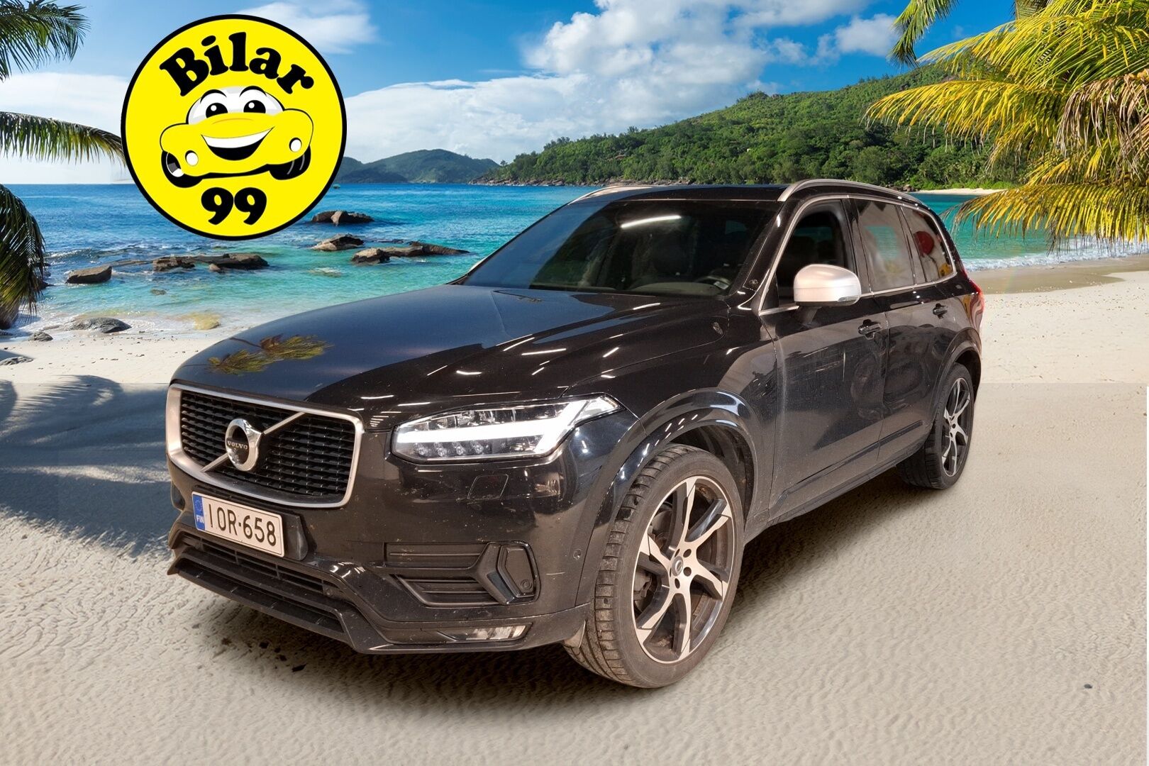 Volvo XC90 2016 D5 AWD R-Design aut / Webasto / B&W /  Full-LED / Panorama / 360° - 3,99 % KORKOTARJOUS TÄHÄN AUTOON - Kattavasti varusteltu / Ei AdBlueta! / Hihna tehty 