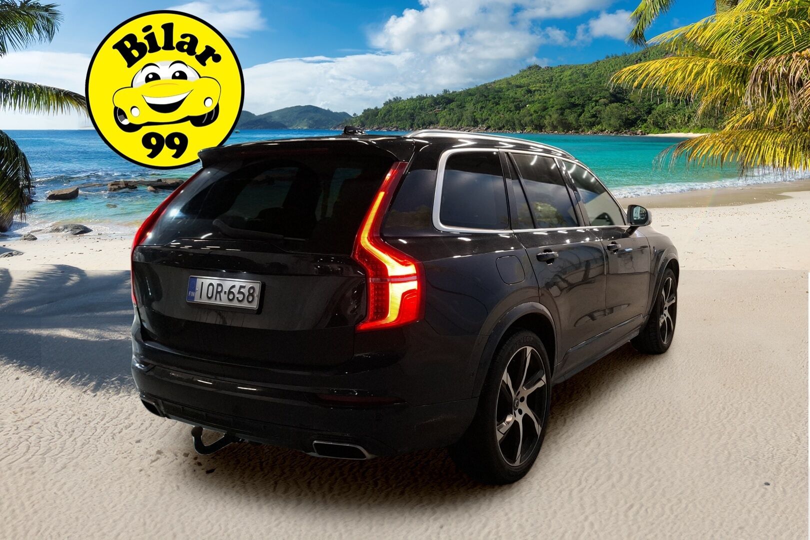 Volvo XC90 2016 D5 AWD R-Design aut / Webasto / B&W /  Full-LED / Panorama / 360° - 3,99 % KORKOTARJOUS TÄHÄN AUTOON - Kattavasti varusteltu / Ei AdBlueta! / Hihna tehty 