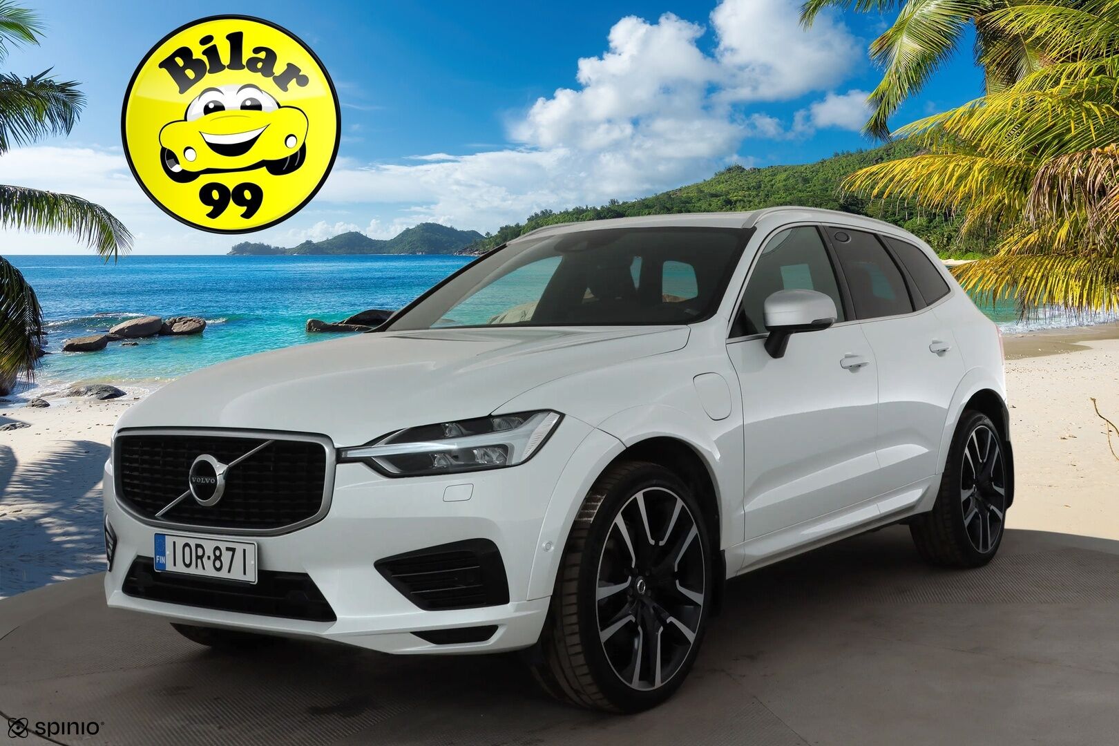Volvo XC60 2019 T8 AWD R-Design aut * Ilma-alusta / ACC / Webasto / Koukku / Full-LED / P.Kamera / Panorama / Sportpenkki Muistilla * - Suomi-auto / 2x Latauskaapelit / Merkkihuollot / Kahdet renkaat aluvanteilla