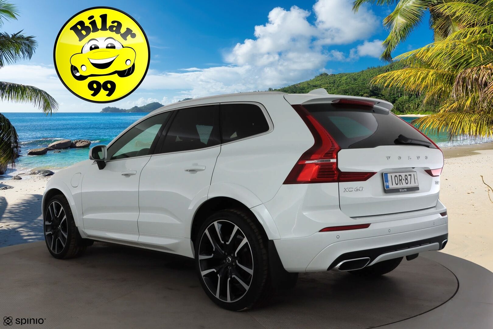 Volvo XC60 2019 T8 AWD R-Design aut * Ilma-alusta / ACC / Webasto / Koukku / Full-LED / P.Kamera / Panorama / Sportpenkki Muistilla * - Suomi-auto / 2x Latauskaapelit / Merkkihuollot / Kahdet renkaat aluvanteilla