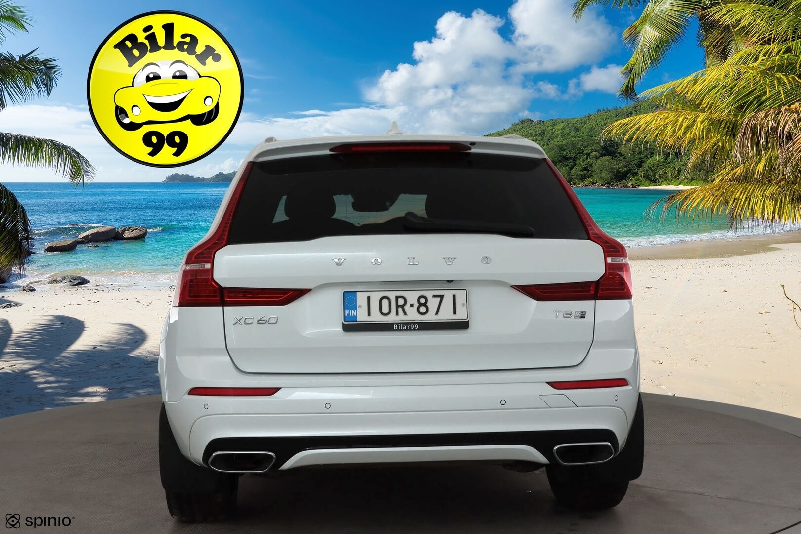 Volvo XC60 2019 T8 AWD R-Design aut * Ilma-alusta / ACC / Webasto / Koukku / Full-LED / P.Kamera / Panorama / Sportpenkki Muistilla * - Suomi-auto / 2x Latauskaapelit / Merkkihuollot / Kahdet renkaat aluvanteilla