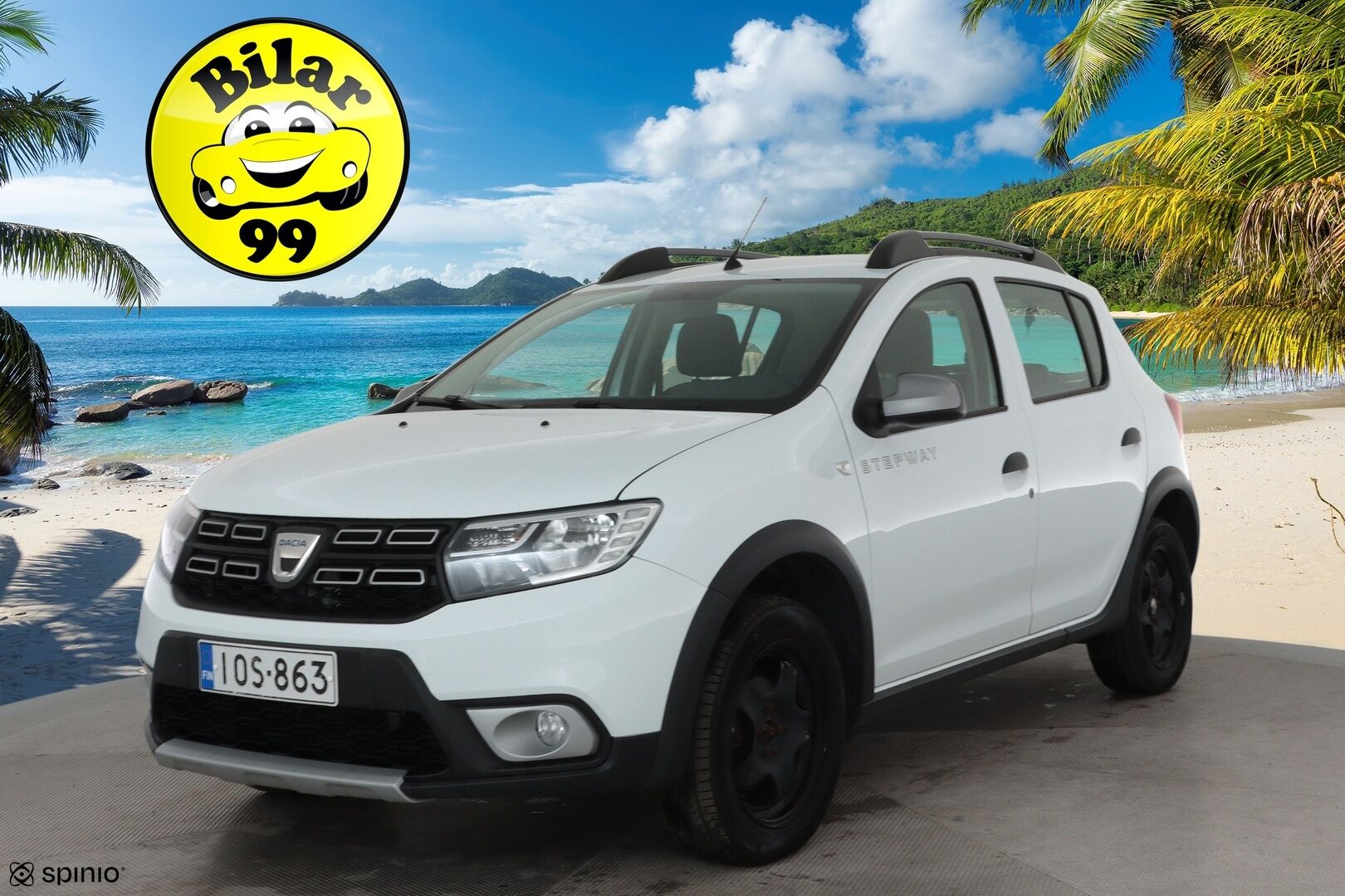 Dacia Sandero 2020 Stepway TCe 90 **Vakkari / P.tutka / Lohkolämmitin / Navi / Apple&Android / Bluetooth** - Suomi-auto / Merkkihuollettu 