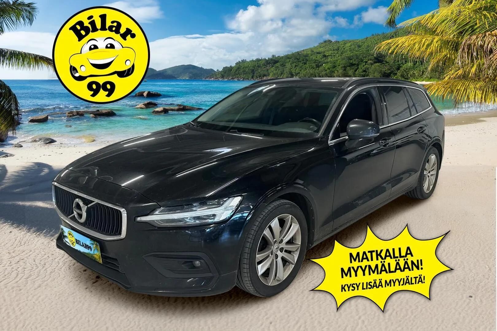 Volvo V60 2021 B4 D-MHEV Business aut - Suomi-auto | Volvo on call | Merkkiliikkeen huoltokirja | Webasto | Kaarrevalot | Jakohihna vaihdettu