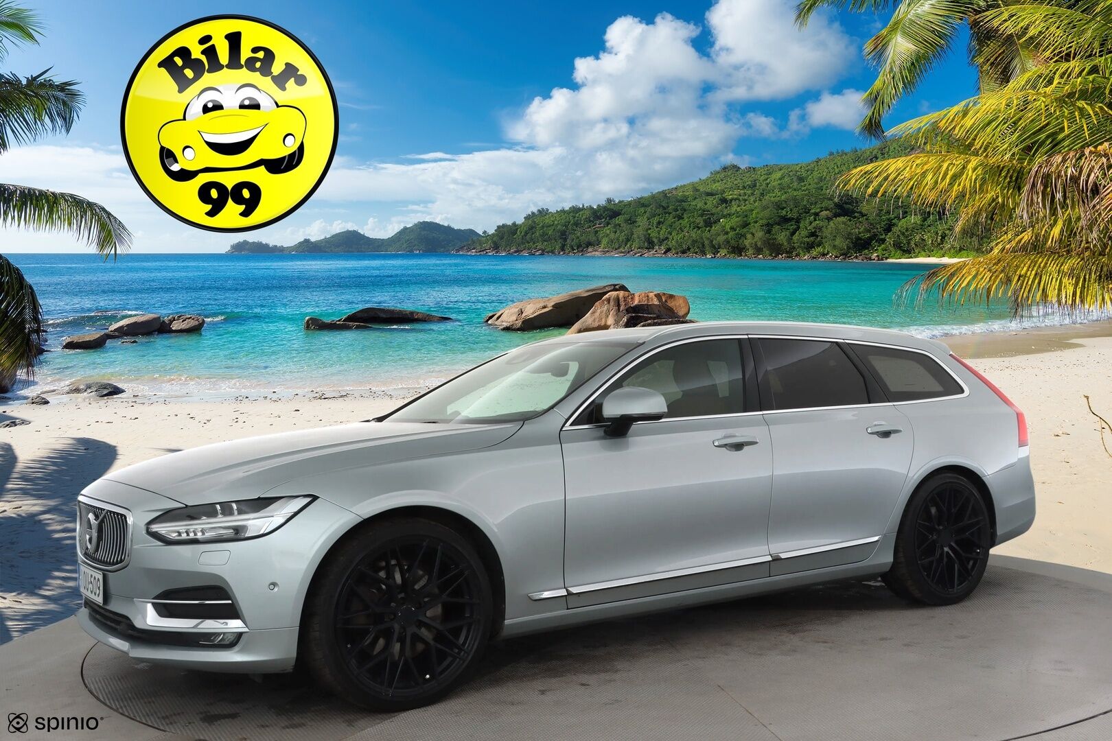 Volvo V90 2017 D5 AWD inscription * B&W / Pilot / Panoraama / HUD / 360-Kamera / Webasto / Koukku / Nahkasisusta / Muistipenkit * - Kahdet Renkaat / Ei AdBlue - HULLUT AVAJAISHULINAT KORKOTARJOUS 3,29 %