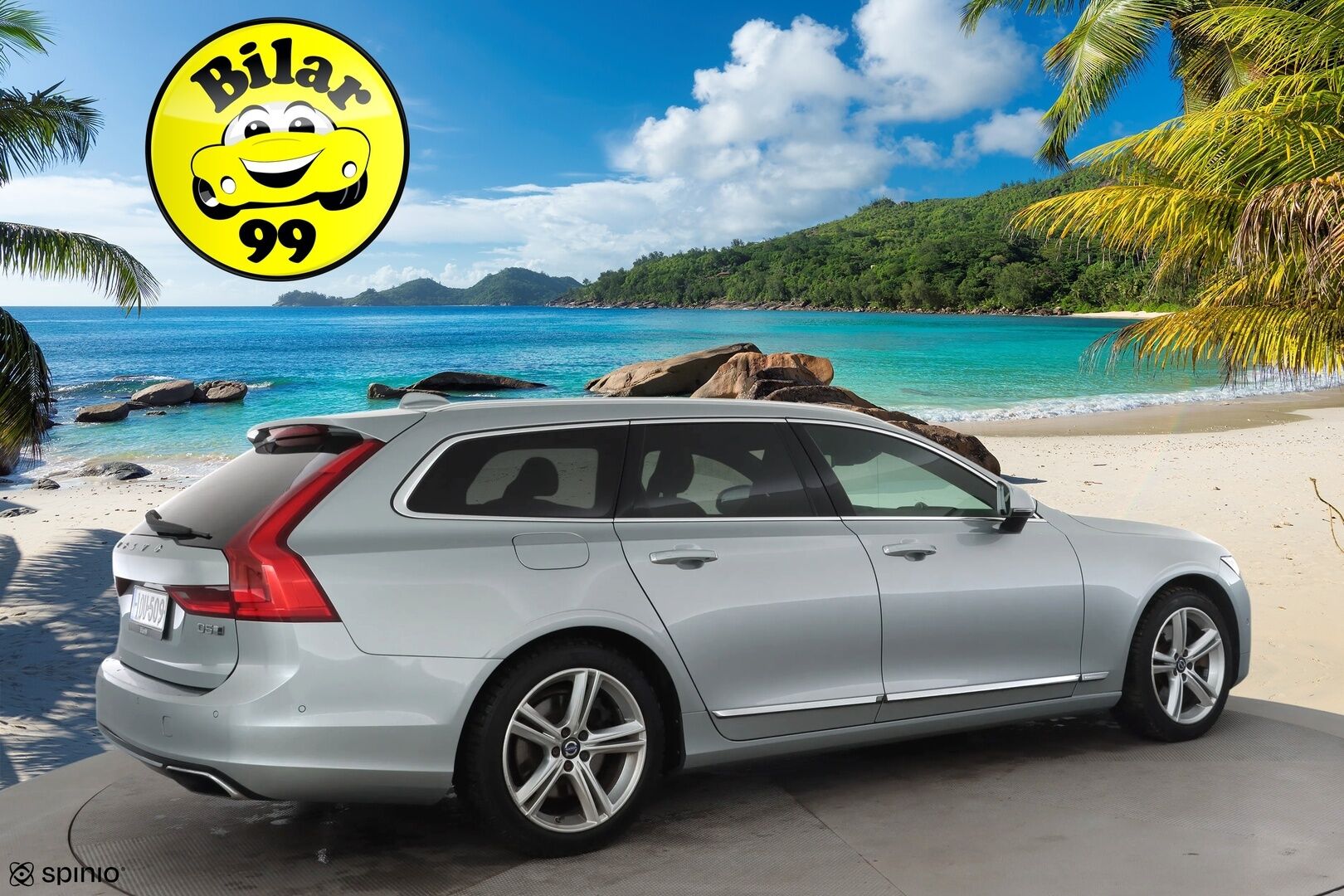 Volvo V90 2017 D5 AWD inscription * Pilot assist / HUD / Webasto / Koukku / Panorama / 360-kamera / B&W / Apple&Android * - Kahdet Renkaat