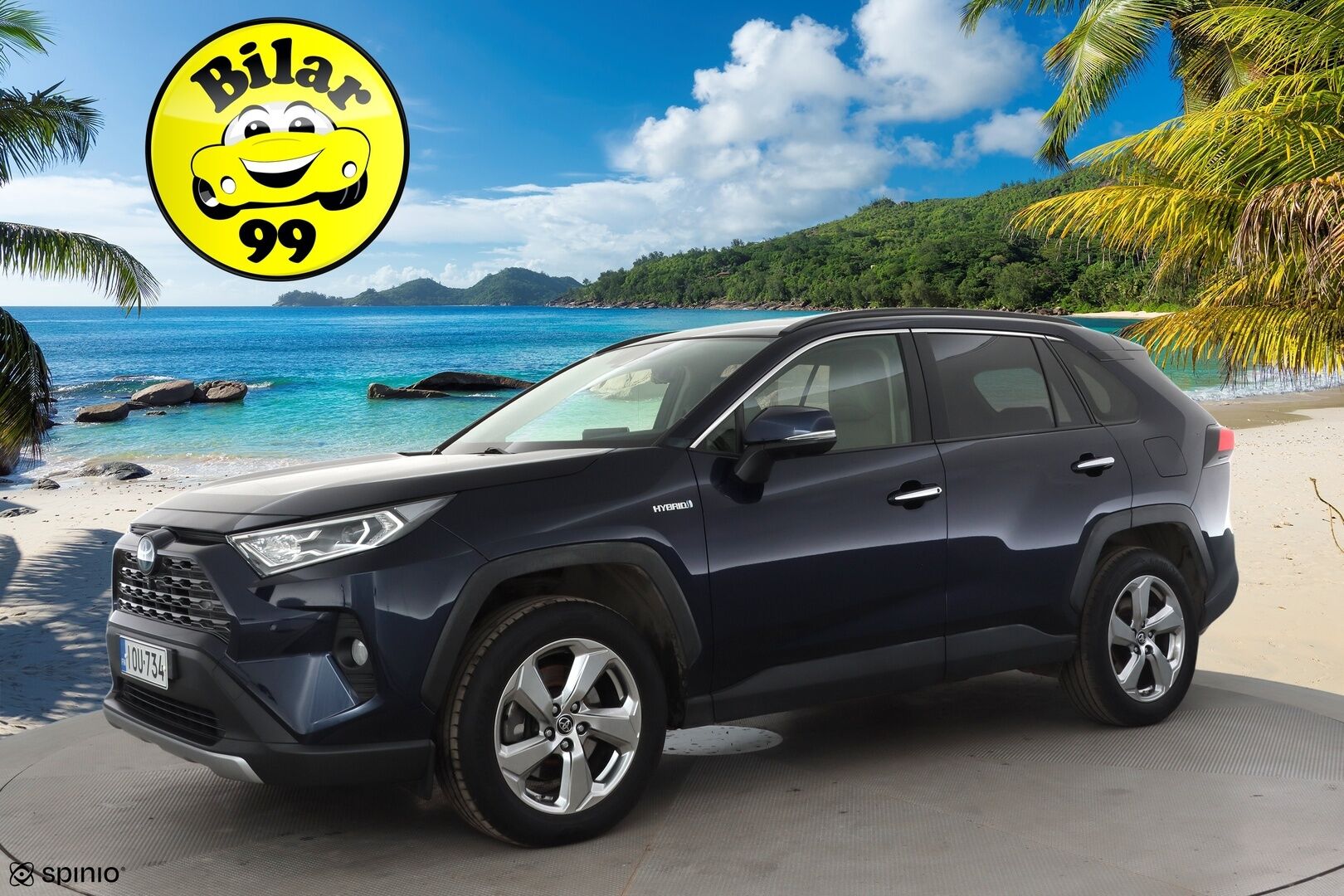 Toyota RAV4 2019 2.5 Hybrid AWD-i Premium * LED / ACC / Muistipenkki / JBL / 360° / Koukku / Kaistavahti / Keyless * - Kahdet renkaat aluvanteilla