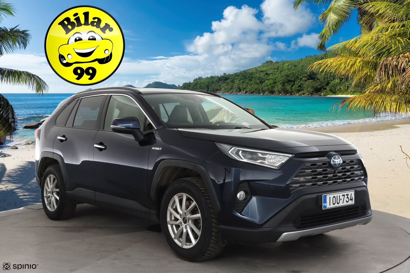Toyota RAV4 2019 2.5 Hybrid AWD-i Premium * ACC / Muistipenkki / JBL / 360° / Koukku / LED / Kaistavahti / Keyless * - Kahdet renkaat aluvanteilla - HULLUT AVAJAISHULINAT KORKOTARJOUS 3,29 %