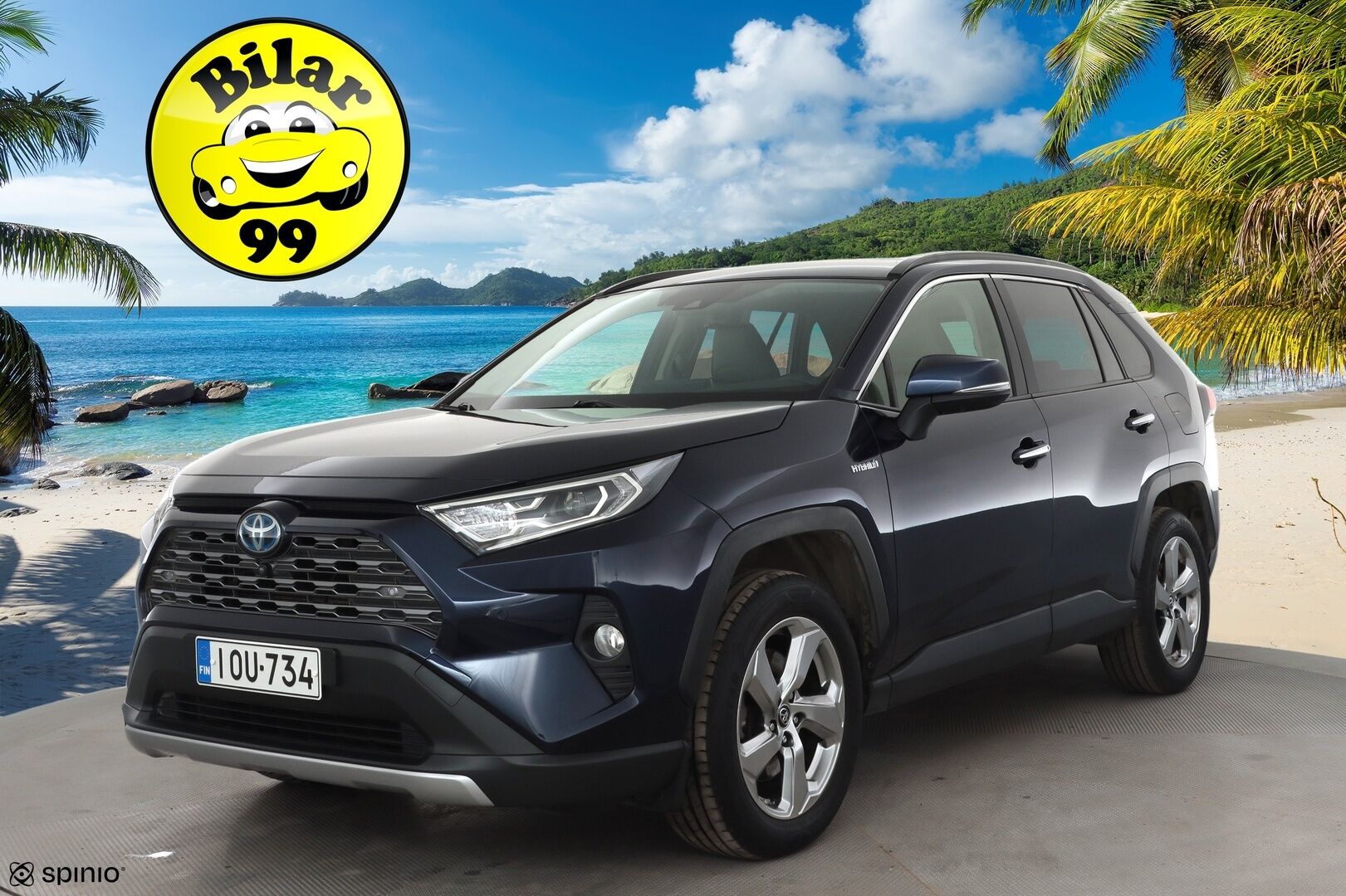 Toyota RAV4 2019 2.5 Hybrid AWD-i Premium * ACC / Muistipenkki / JBL / 360° / Koukku / LED / Kaistavahti / Keyless * - Kahdet renkaat aluvanteilla - HULLUT AVAJAISHULINAT KORKOTARJOUS 3,29 %