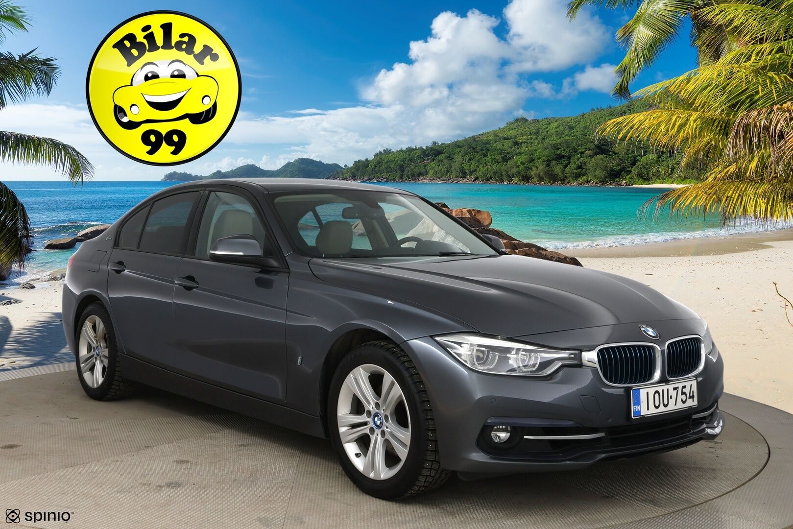 BMW 330 2017 F30 Sedan 330e A SportLine LCI / H&K / Prof.navi / LED / Vaaleat nahat / P-kamera - Merkkihuollettu / 2x Renkaat / Akku kuntotarkastettu - HULLUT AVAJAISHULINAT KORKOTARJOUS 3,29 %