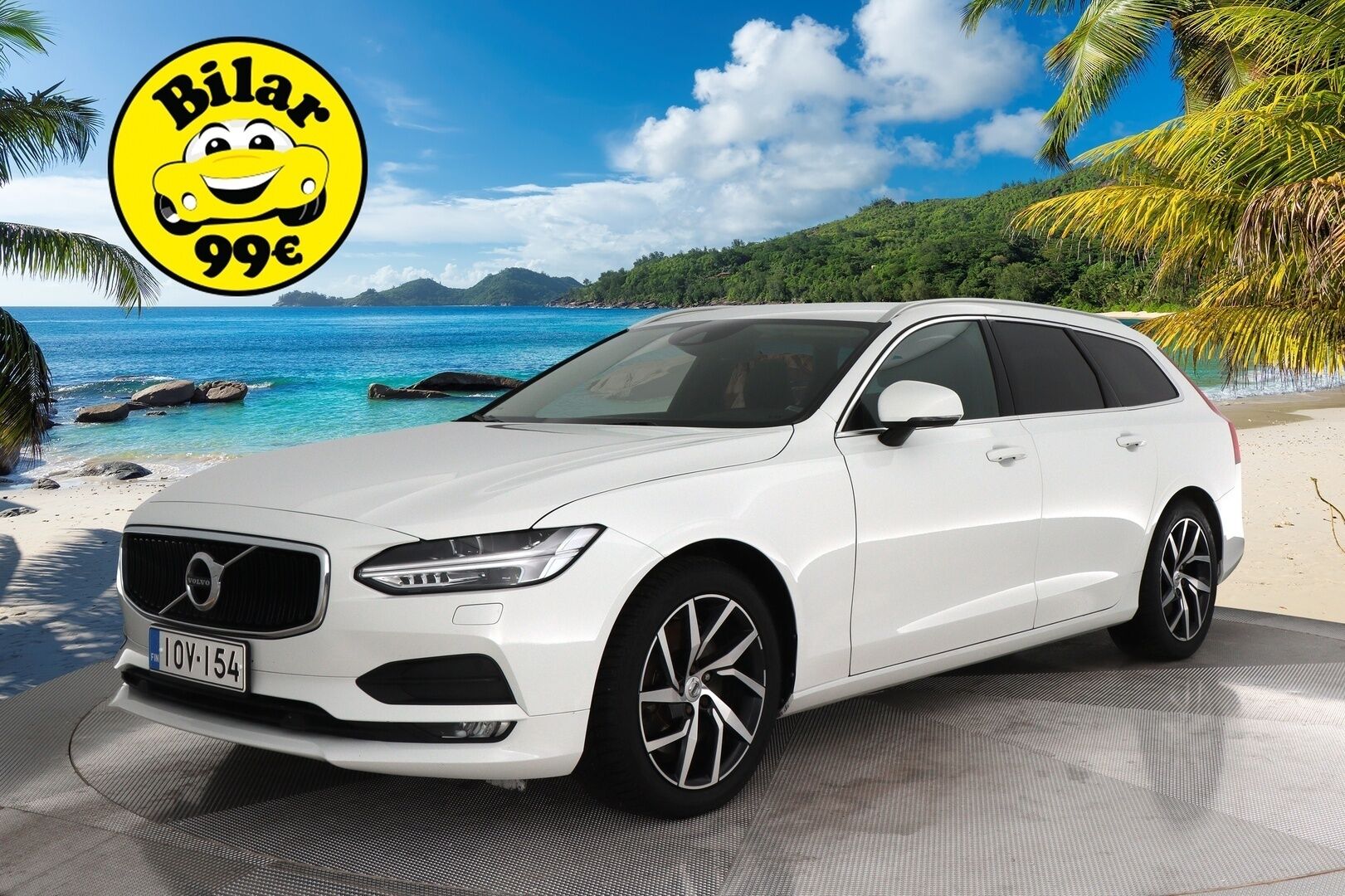 Volvo V90 2018 T5 BI-Fuel Momentum / Adapt.vak / Webasto / HUD / P-kamera / Keyless / VOC / Navi - 55l Bensatankki & 18kg kaasutankki / 2x renkaat Volvon aluvanteilla! / Tulossa myyntiin!