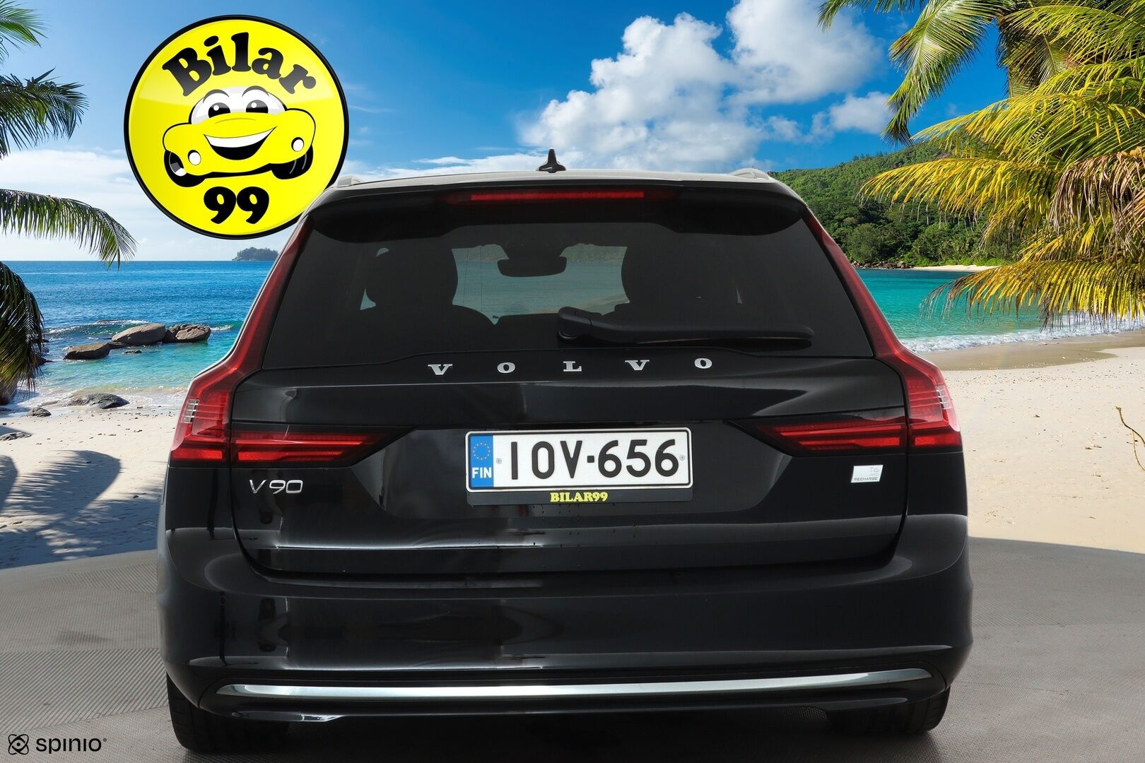 Volvo V90 2022 T6 TwE AWD Business Inscription aut **Webasto / Koukku / Adapt.Vakkari / Full-LED / P.kamera / Sporttinahat Muistilla** - 3,99 % KORKOTARJOUS TÄHÄN AUTOON - 1-om Suomi-auto / Akku kuntotarkastettu / 2x Latauskaapelit / Kahdet Renkaat / Merkkihuollettu!