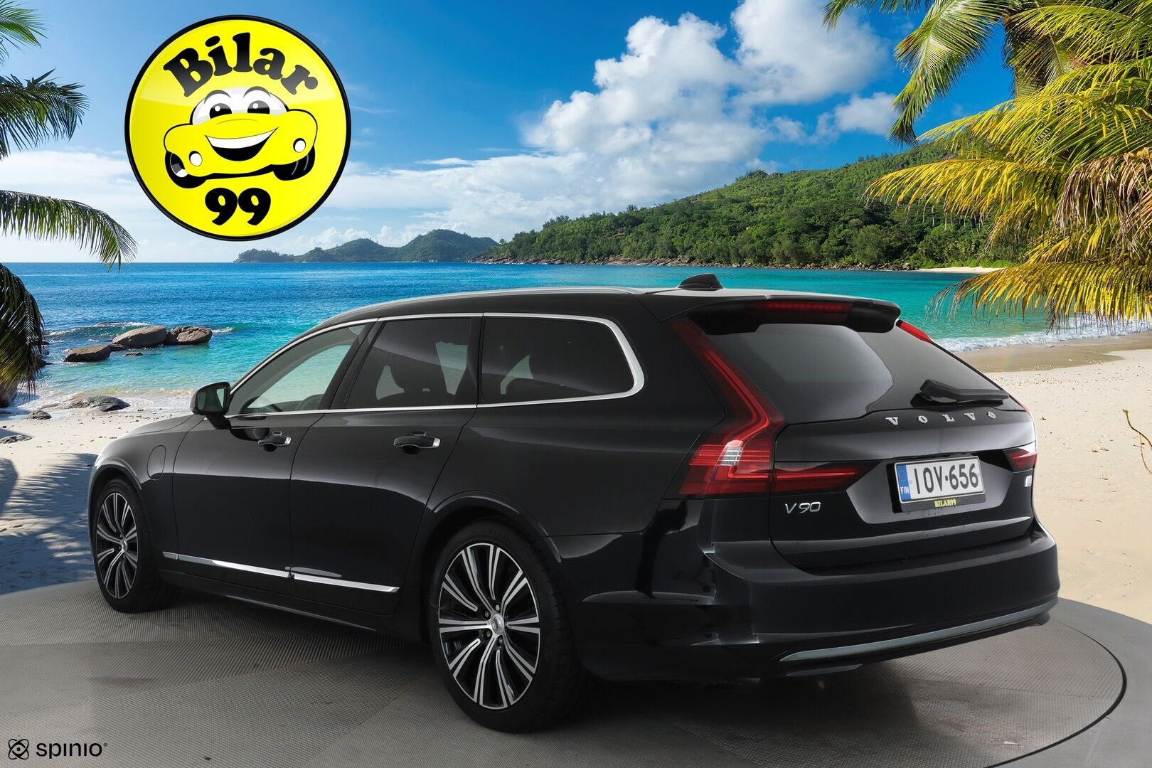 Volvo V90 2022 T6 TwE AWD Business Inscription aut **Webasto / Koukku / Adapt.Vakkari / Full-LED / P.kamera / Sporttinahat Muistilla** - 3,99 % KORKOTARJOUS TÄHÄN AUTOON - 1-om Suomi-auto / Akku kuntotarkastettu / 2x Latauskaapelit / Kahdet Renkaat / Merkkihuollettu!
