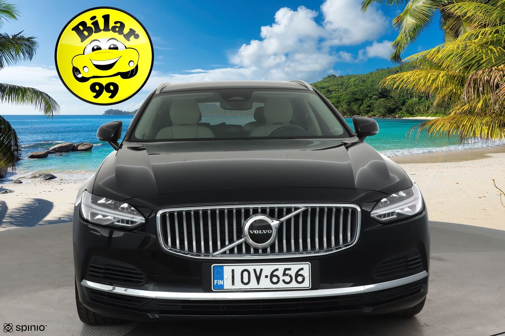 Volvo V90 2022 T6 TwE AWD Business Inscription aut **Webasto / Koukku / Adapt.Vakkari / Full-LED / P.kamera / Sporttinahat Muistilla** - 3,99 % KORKOTARJOUS TÄHÄN AUTOON - 1-om Suomi-auto / Akku kuntotarkastettu / 2x Latauskaapelit / Kahdet Renkaat / Merkkihuollettu!