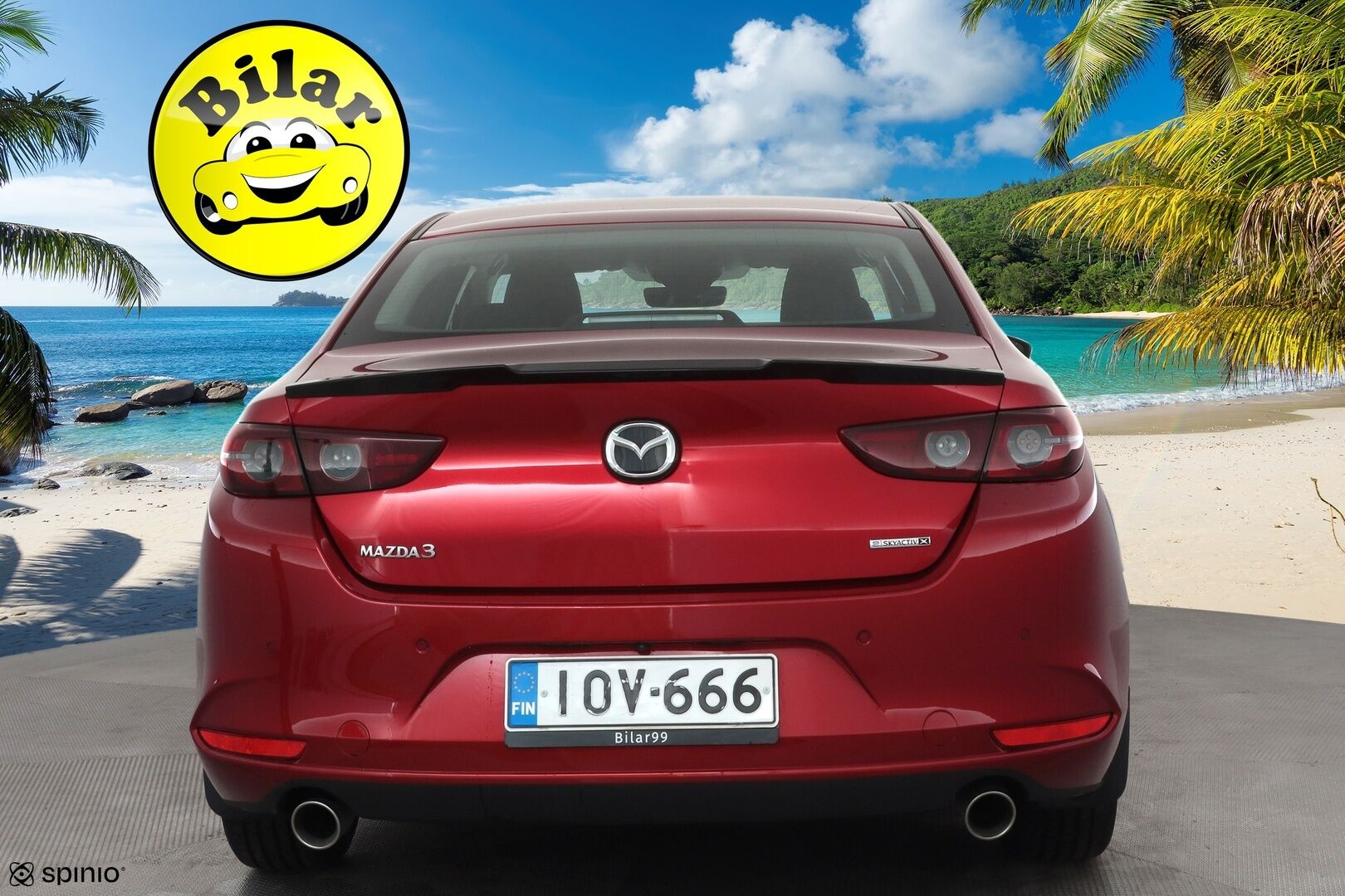 Mazda Mazda3 2021 Sedan 2,0 (186hv) M Hybrid Skyactiv-X Vision Plus AT - | HUD | ACC | P.Kamera | LED | Lohkolämmitin | Kaistavahti | Navi | Katveavustin | 1-om Suomi-auto | Kahdet renkaat aluvanteilla |