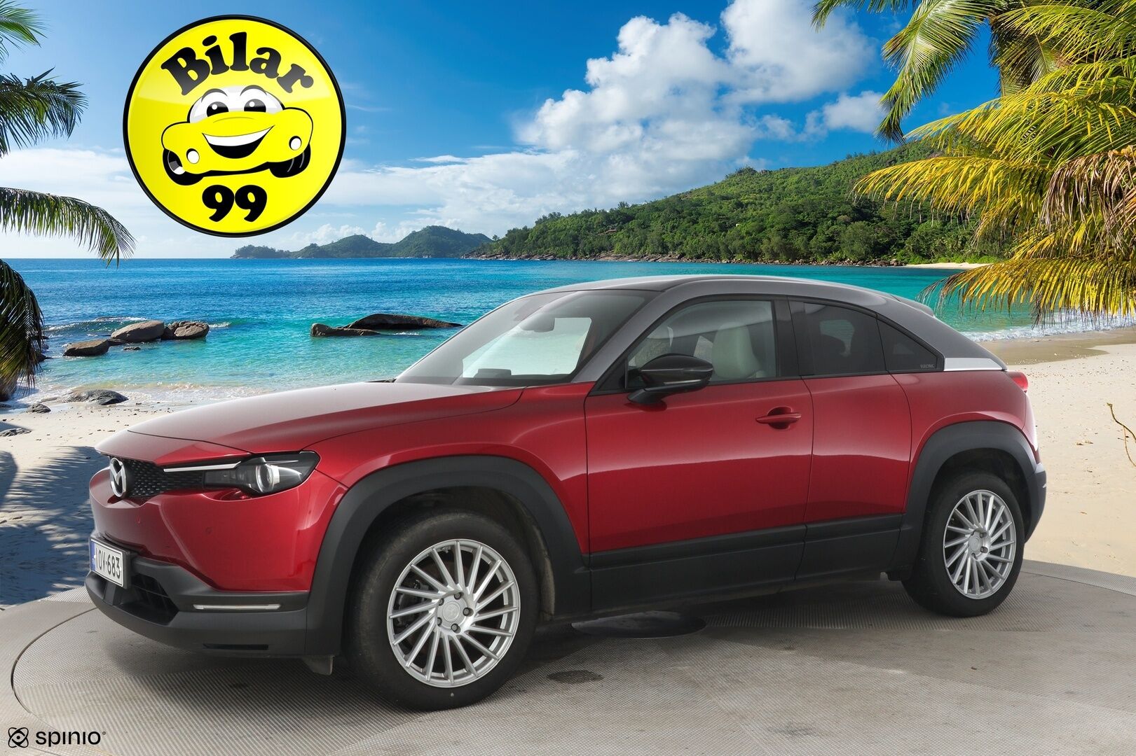 Mazda MX-30 2021 35,5 kWh e-Skyactiv Luxury * HUD / Bose / Keyless. /  360 P-Kamera / ACC / Kaistavahti / Sähköpenkki muistilla* - Huollot on ajantasalla / Renkaat ajokuntoiset / Juuri katsastettu * - HULLUT VÄLIPÄIVÄT KORKOTARJOUS 2,49%