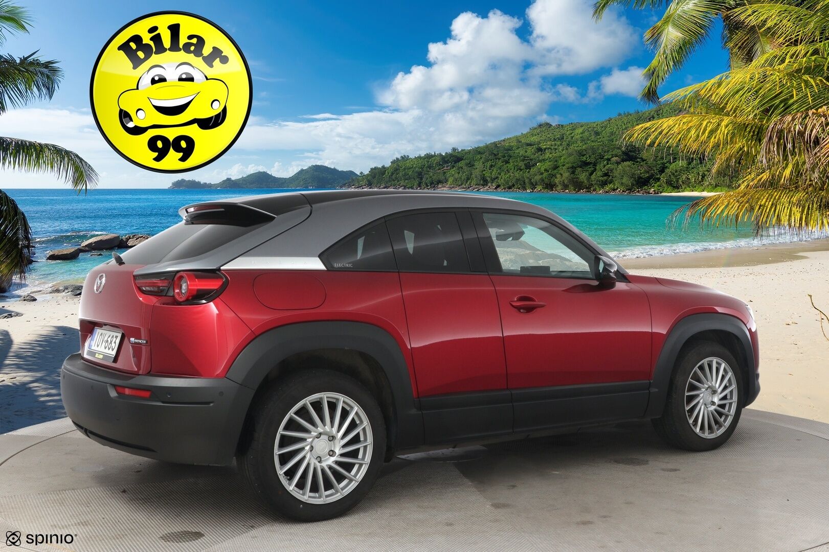 Mazda MX-30 2021 35,5 kWh e-Skyactiv Luxury * HUD / Bose / Keyless. /  360 P-Kamera / ACC / Kaistavahti / Sähköpenkki muistilla* - Huollot on ajantasalla / Renkaat ajokuntoiset / Juuri katsastettu * - Osta nyt, maksa vasta ensi vuonna