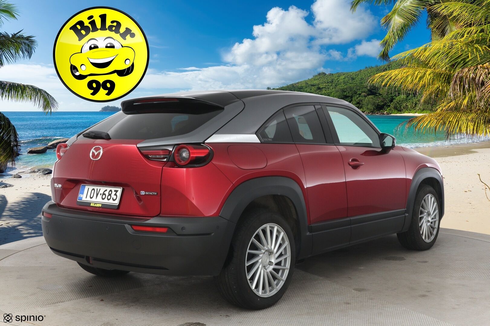 Mazda MX-30 2021 35,5 kWh e-Skyactiv Luxury * HUD / Bose / Keyless. /  360 P-Kamera / ACC / Kaistavahti / Sähköpenkki muistilla* - Huollot on ajantasalla / Renkaat ajokuntoiset / Juuri katsastettu * - Osta nyt, maksa vasta ensi vuonna