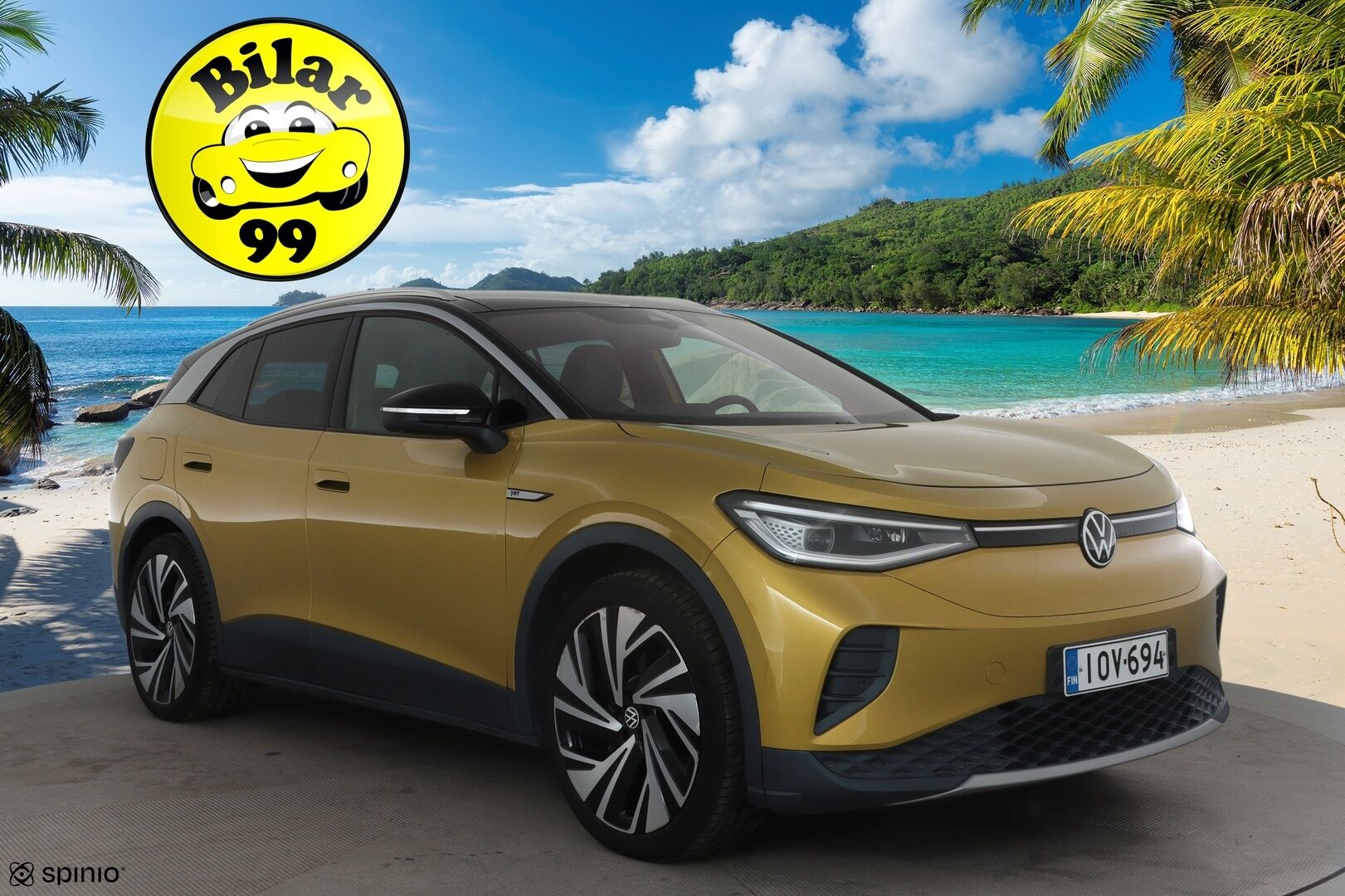 Volkswagen ID.4 2021 Pro Performance 1ST Max 150 kW, akku 77 kWh *ACC / HUD / Panorama / Muistipenkit hieronnalla / IQ.Light / ILP / 360° / Navi* - 1.Om Suomi-auto / Akku kuntotarkastettu / Kahdet renkaat aluvanteilla - HULLU BLACKWEEK KORKOTARJOUS 2,49%