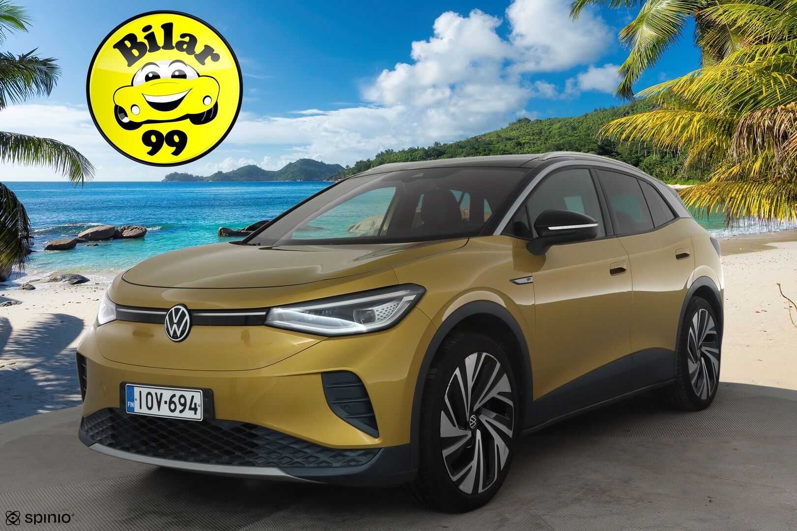 Volkswagen ID.4 2021 Pro Performance 1ST Max 150 kW, akku 77 kWh *ACC / HUD / Panorama / Muistipenkit hieronnalla / IQ.Light / ILP / 360° / Navi* - 1.Om Suomi-auto / Kahdet renkaat aluvanteilla