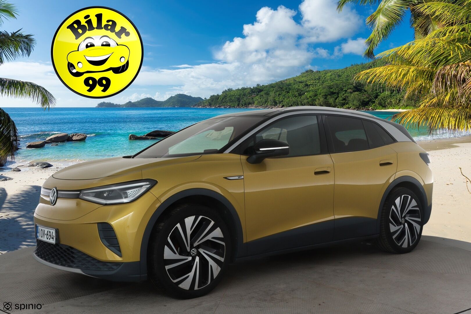 Volkswagen ID.4 2021 Pro Performance 1ST Max 150 kW, akku 77 kWh *ACC / HUD / Panorama / Muistipenkit hieronnalla / IQ.Light / ILP / 360° / Navi* - 1.Om Suomi-auto / Akku kuntotarkastettu / Kahdet renkaat aluvanteilla - HULLU BLACKWEEK KORKOTARJOUS 2,49%