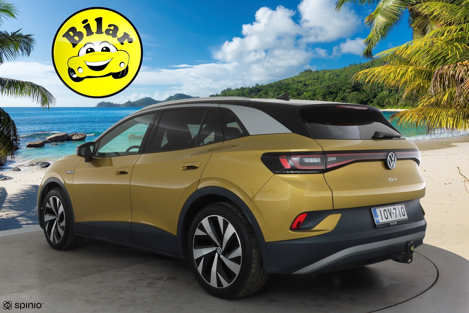 Volkswagen ID.4 2021 Pro Performance 1ST 150 kW, akku 77 kWh * ACC / ILP / Koukku / P.Kamera / LED / Navi / Ratinlämmitin * - Suomi-auto / Kahdet renkaat aluvanteilla / Merkkihuollettu