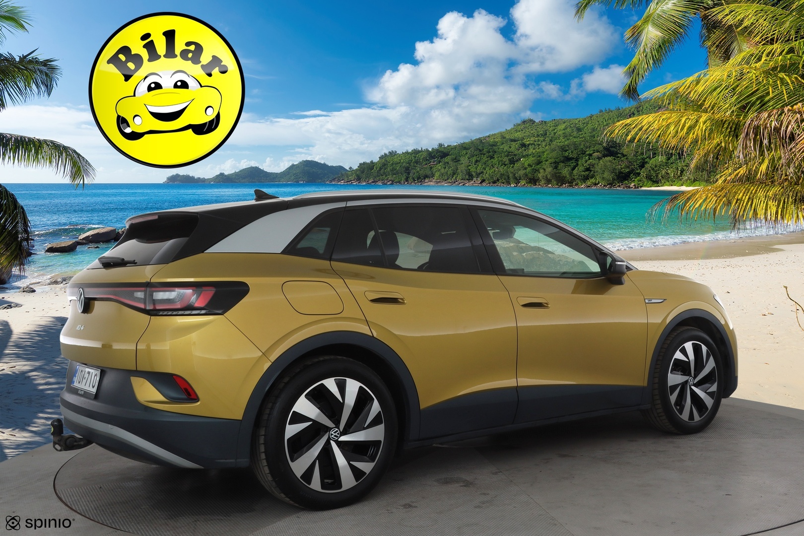 Volkswagen ID.4 2021 Pro Performance 1ST 150 kW, akku 77 kWh * ACC / ILP / Koukku / P.Kamera / LED / Navi / Ratinlämmitin * - Suomi-auto / Kahdet renkaat aluvanteilla / Merkkihuollettu