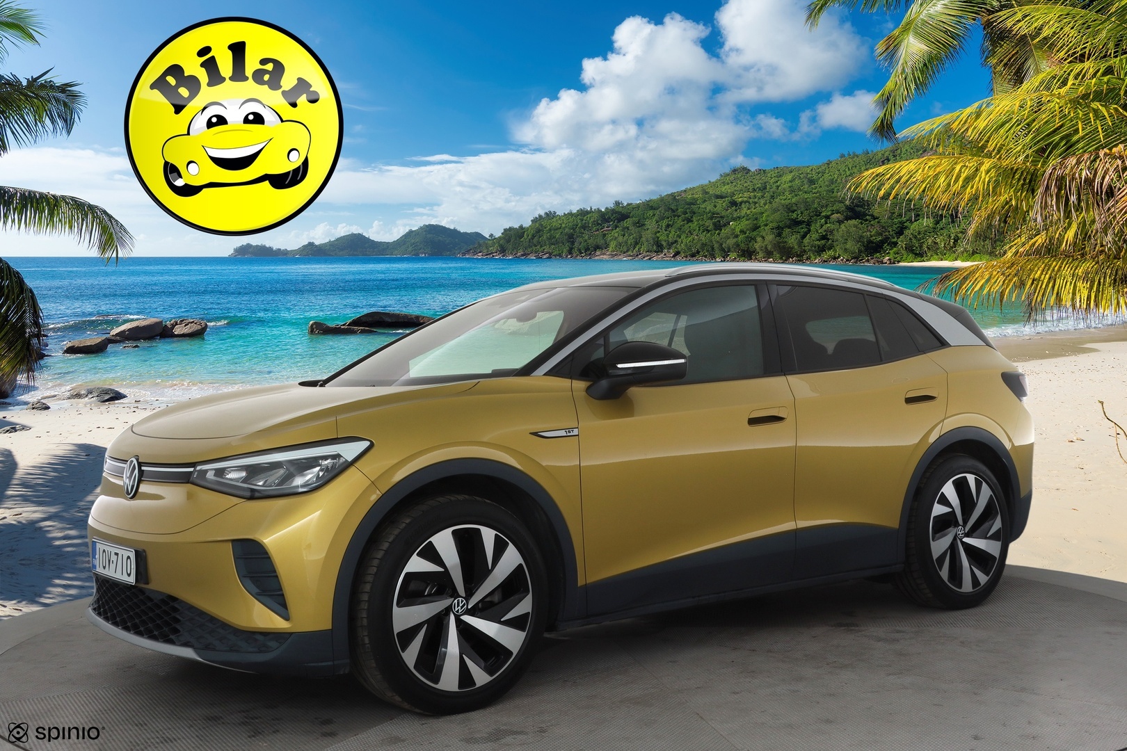 Volkswagen ID.4 2021 Pro Performance 1ST 150 kW, akku 77 kWh * ACC / ILP / Koukku / P.Kamera / LED / Navi / Ratinlämmitin * - Suomi-auto / Kahdet renkaat aluvanteilla / Merkkihuollettu