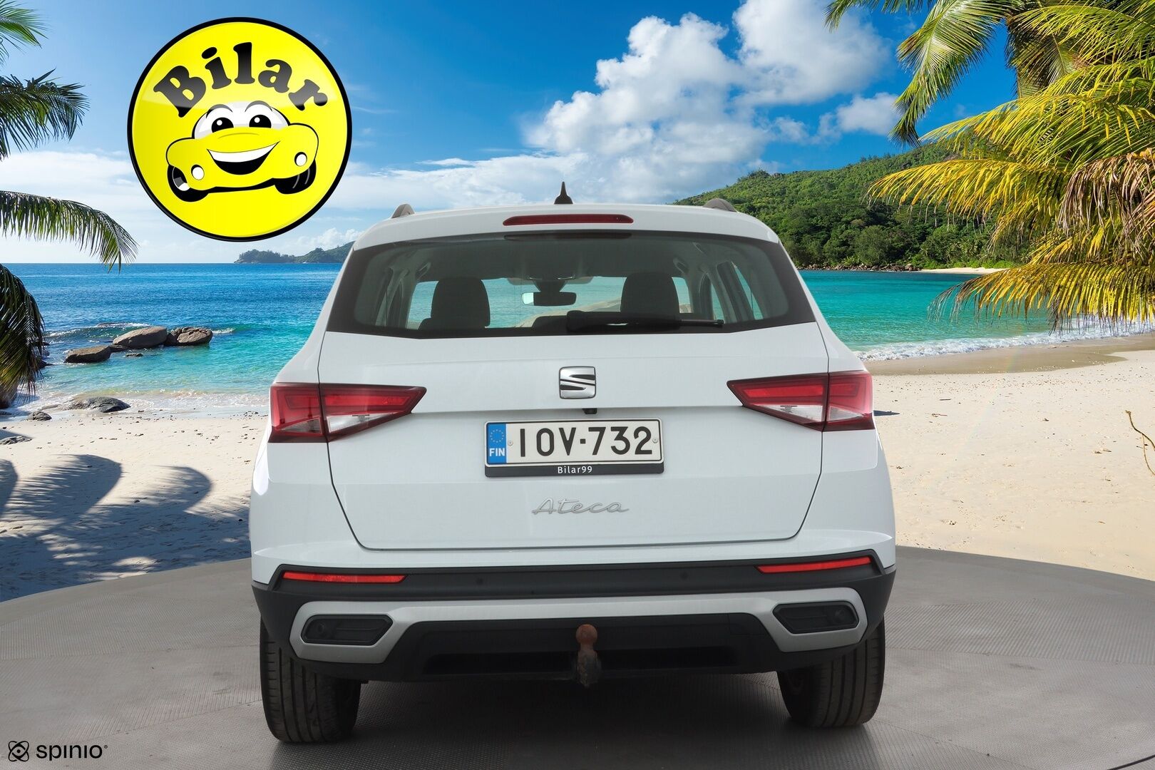 Seat Ateca 2021 1,5 TSI 150 EVO Style DSG - | ACC | Webasto | Koukku | Lane Assist | Side Assist | P.kamera | Keyless | LED | Sähk. talaluukku | Lämm. ratti | Merkkihuollot | 
